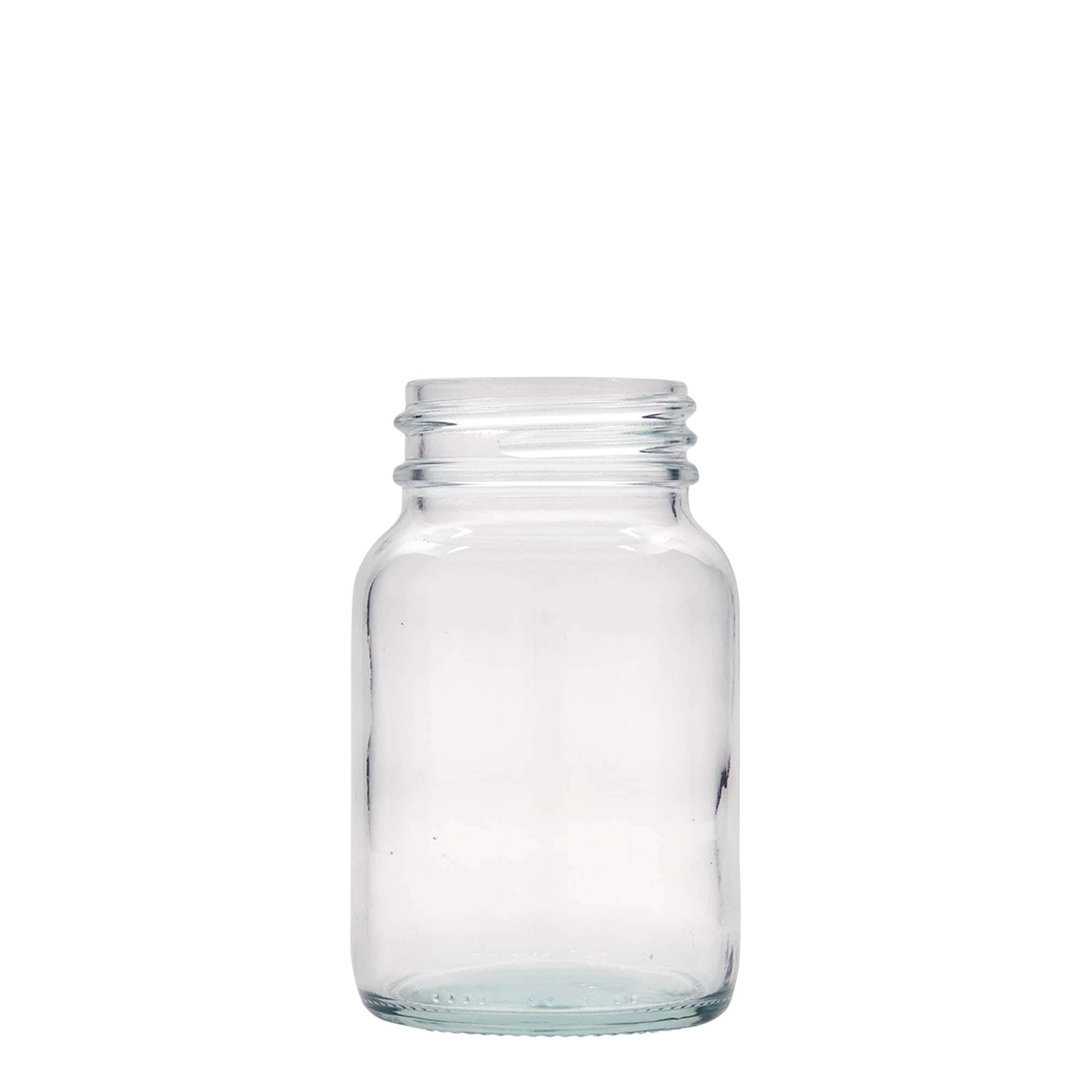 Tarro de boca ancha de 250 ml, boca: DIN 55 Tarro de boca ancha de 250 ml, boca: DIN 55