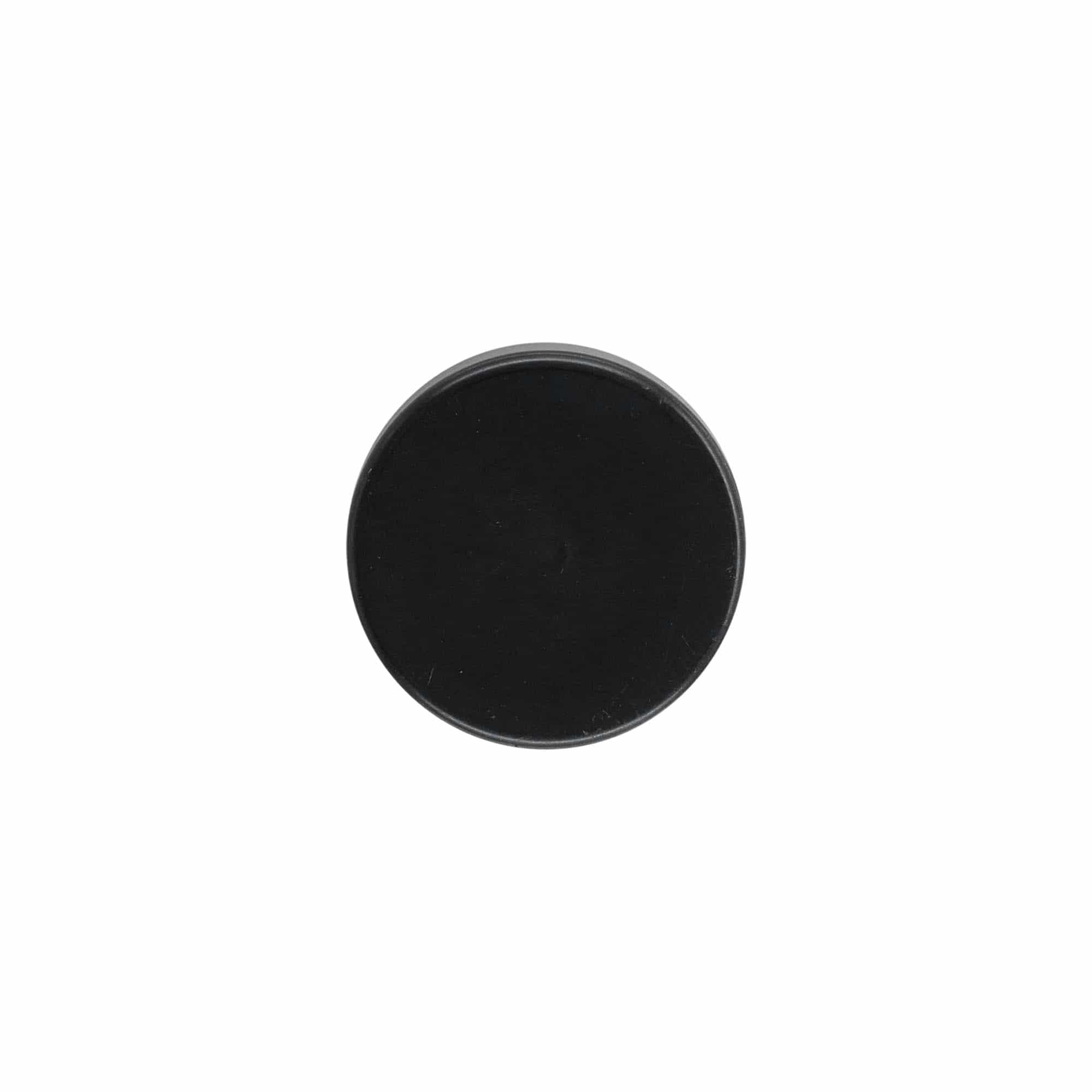 Tapón de rosca, plástico de ABS, negro, para boca: GPI 28/400