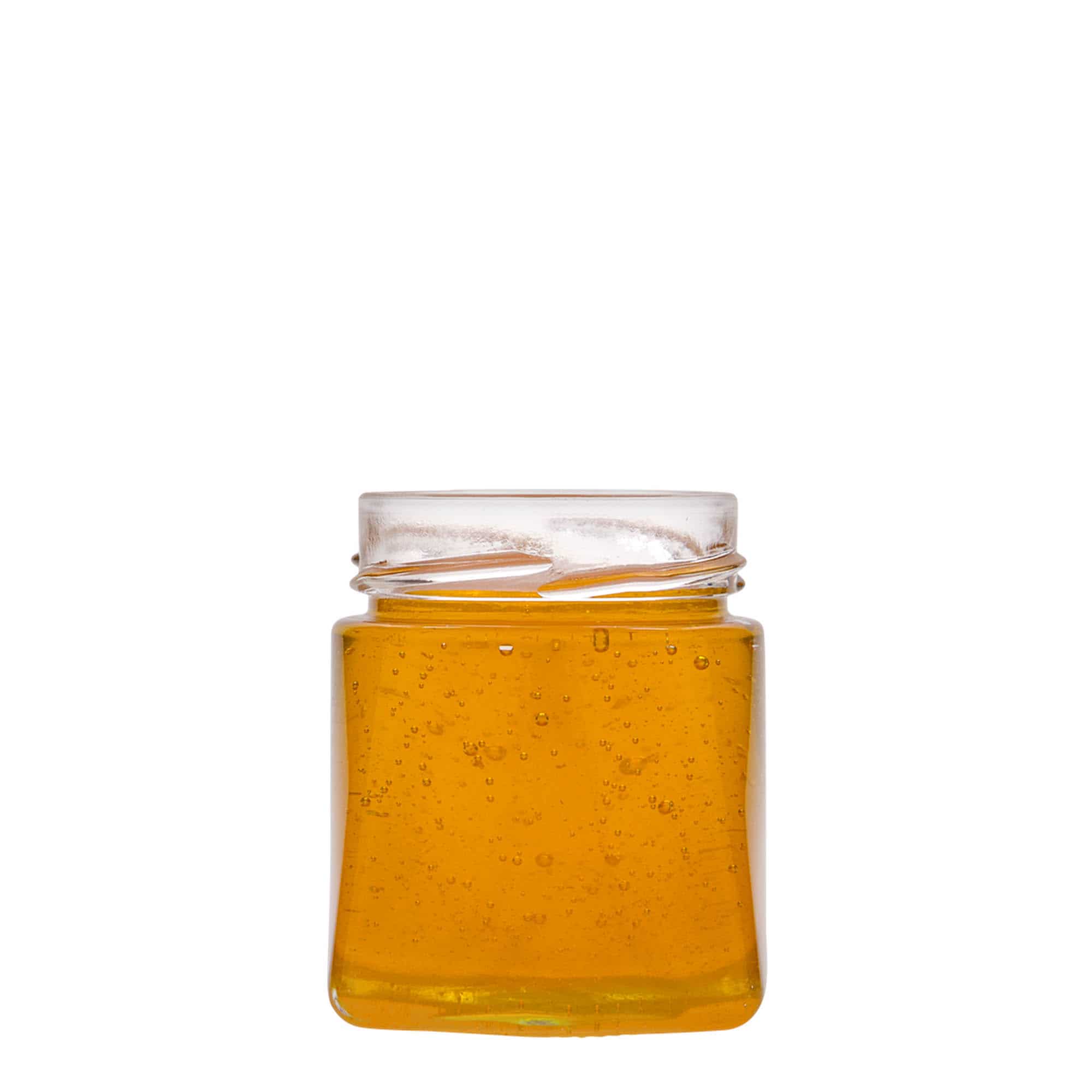 Tarro cuadrado 'Luxor' de 212 ml, boca: Deept-Twist-Off (DTO 63)