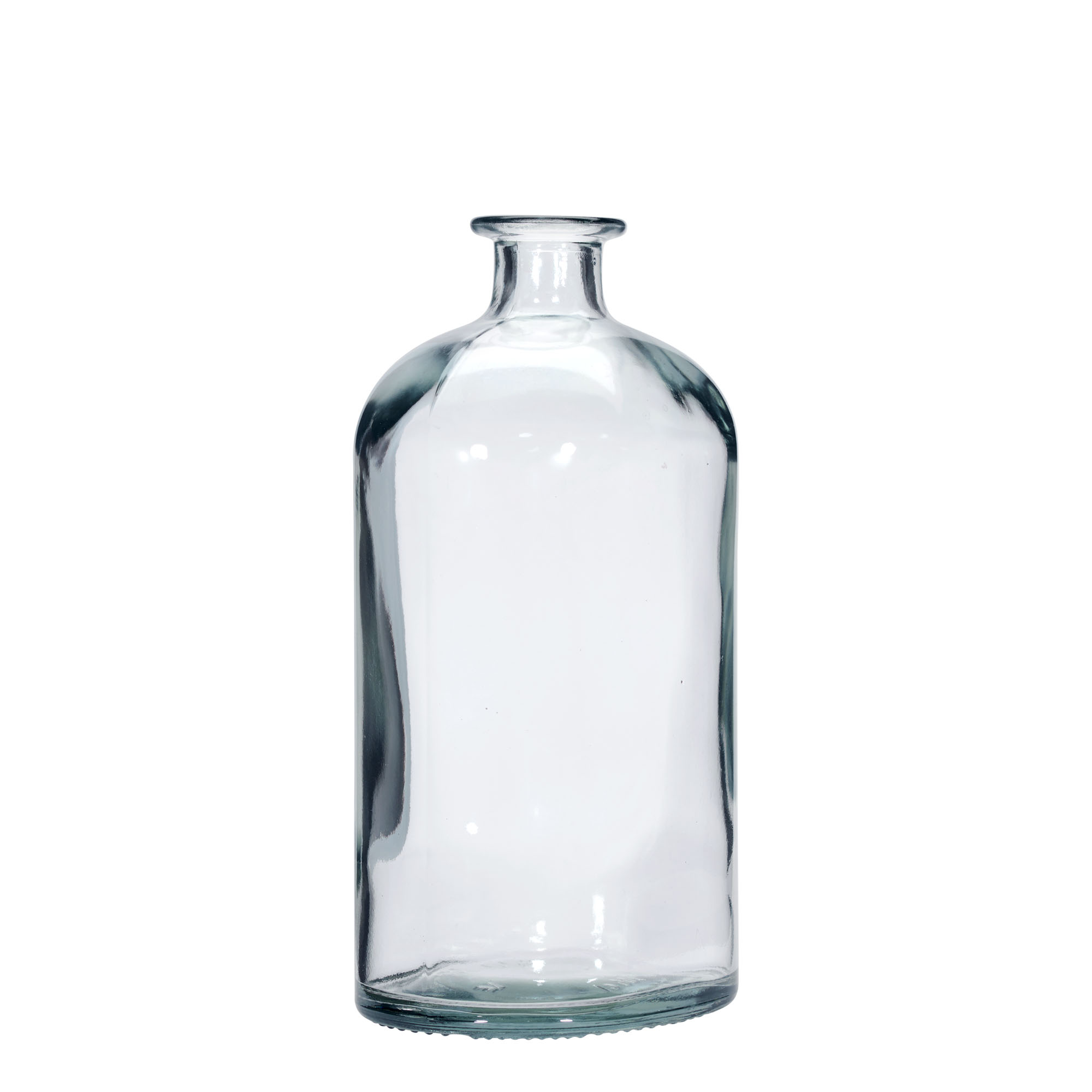 Botella de vidrio de 1.000 ml 'Dundee', ovalada, boca: corcho Botella de vidrio de 1.000 ml 'Dundee', ovalada, boca: corcho