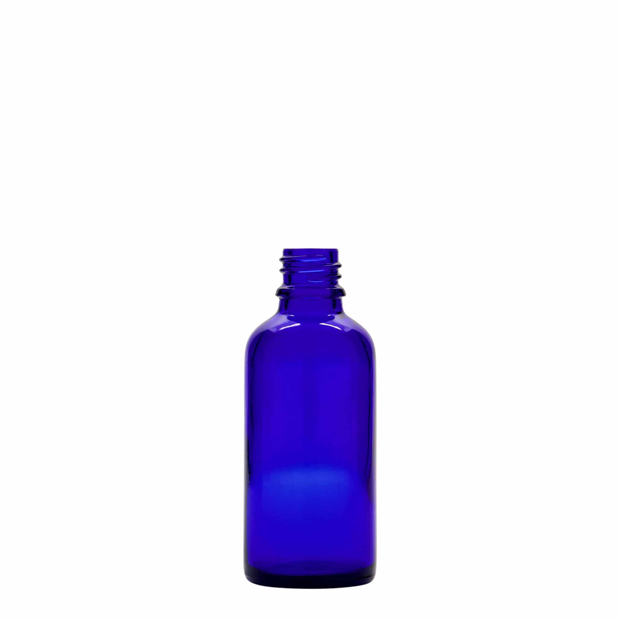 50 ml frasco pulverizador medicamento, vidrio, azul real, boca: DIN 18 50 ml frasco pulverizador medicamento, vidrio, azul real, boca: DIN 18