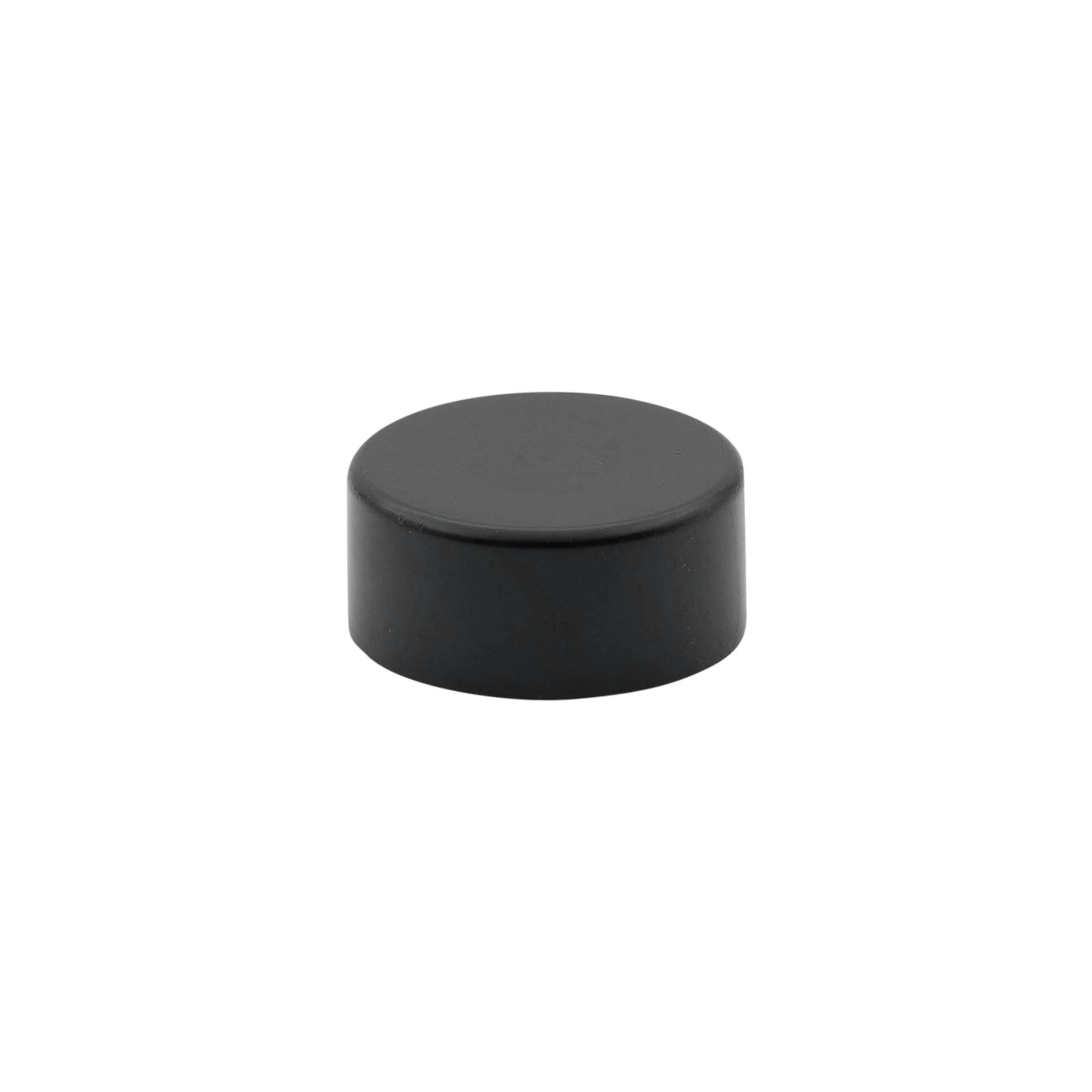 Tapa roscada, plástico ABS, negro, para boquilla: GPI 28/400
