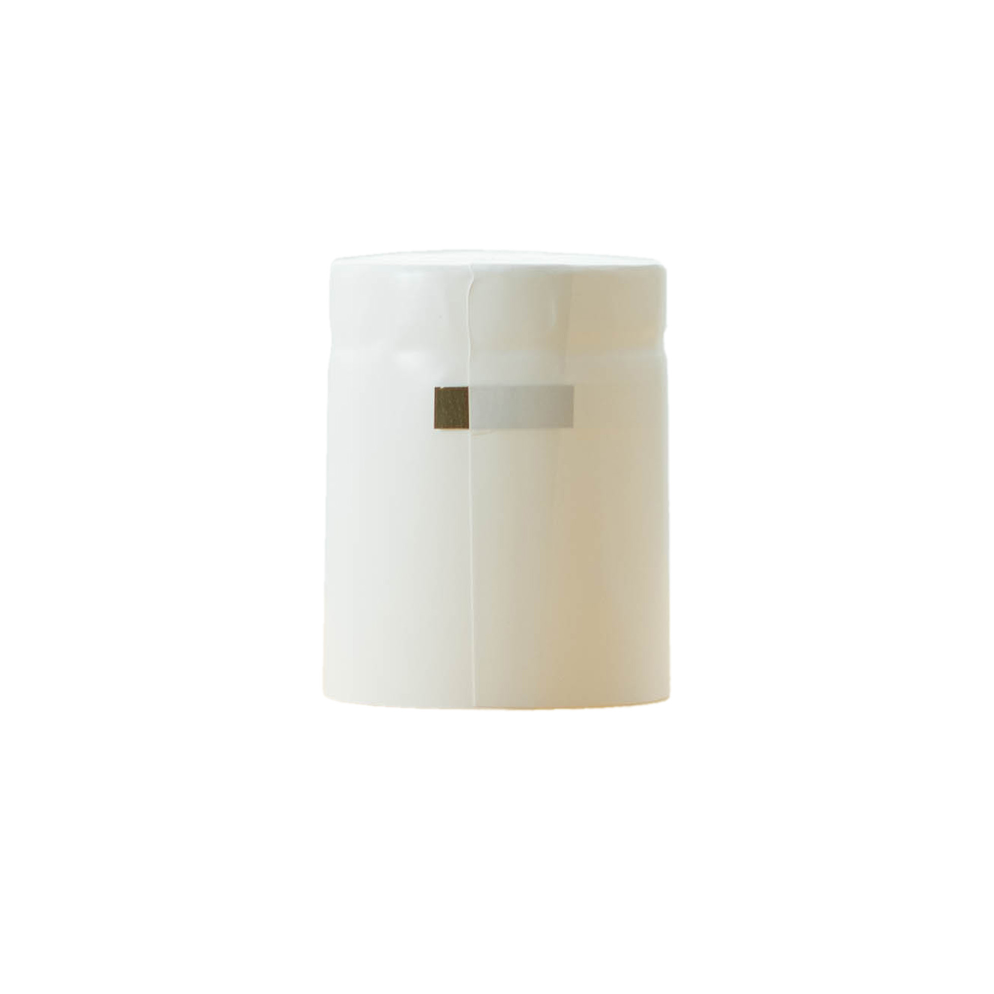 Cápsula termoencogible 32x41, plástico de PVC, blanco Cápsula termoencogible 32x41, plástico de PVC, blanco