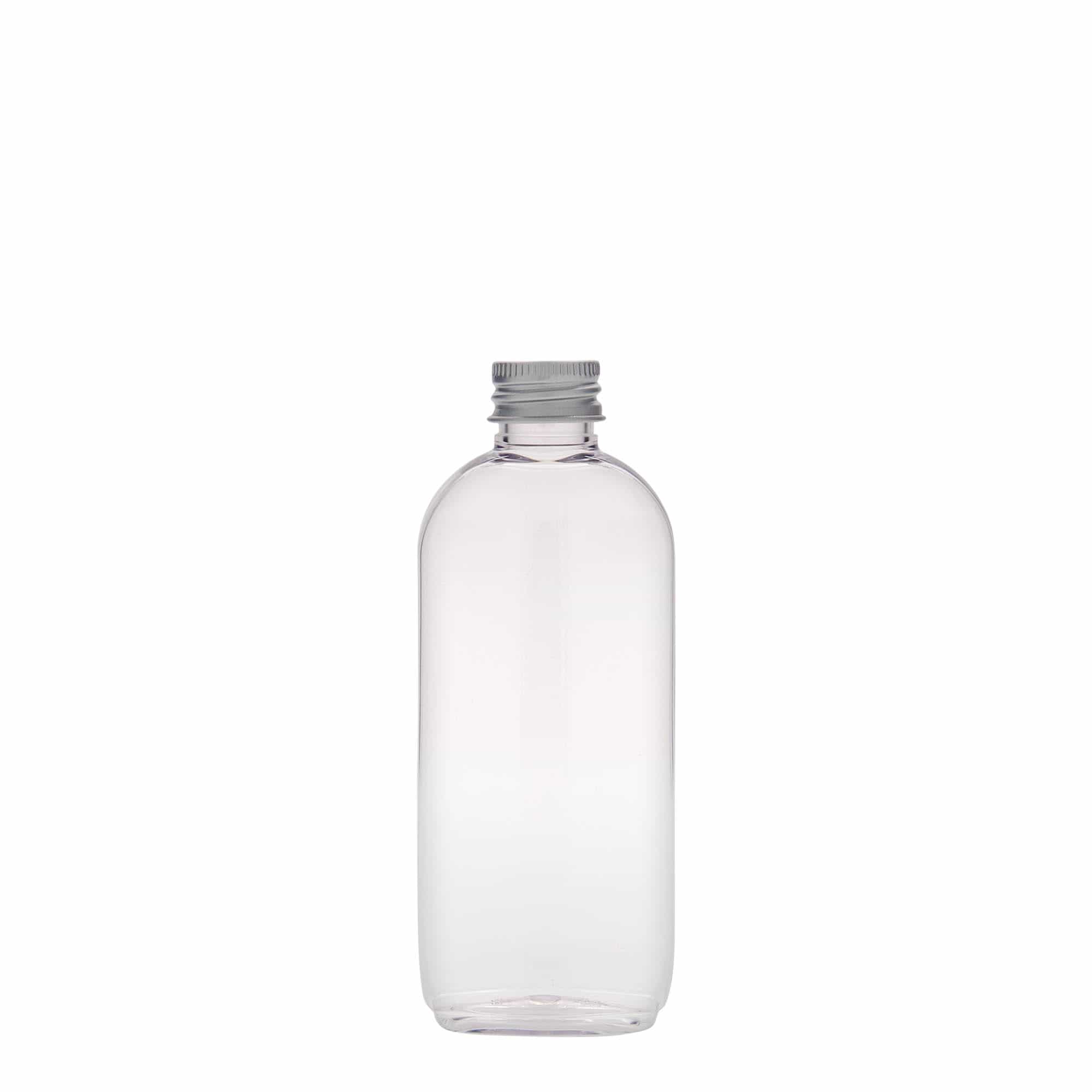 Botella PET de 100 ml 'Iris', ovalada, plástico, boca: 20/410