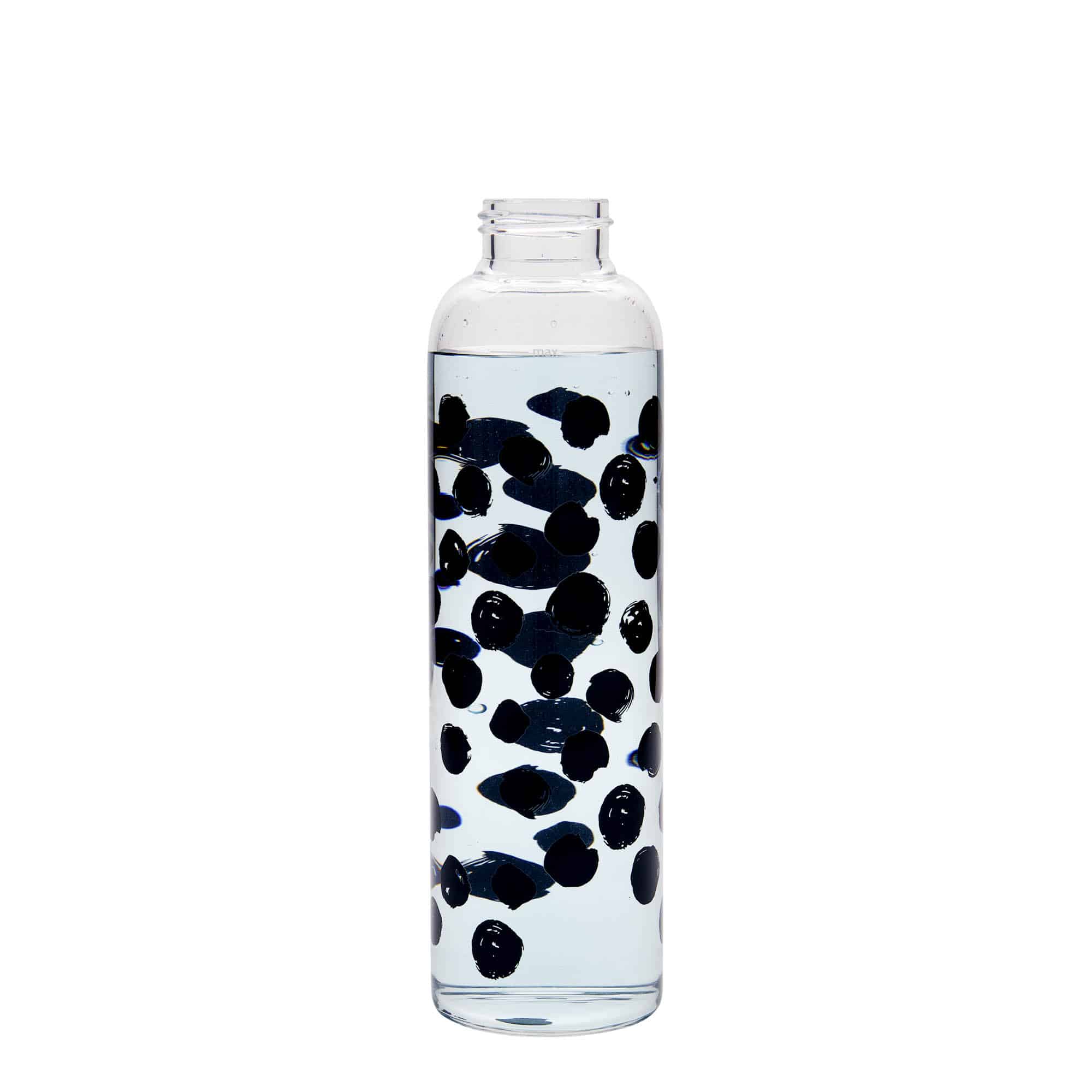 Botella de agua 'Perseus' de 500 ml, motivo: puntos negros, boca: tapón de rosca Botella de agua 'Perseus' de 500 ml, motivo: puntos negros, boca: tapón de rosca