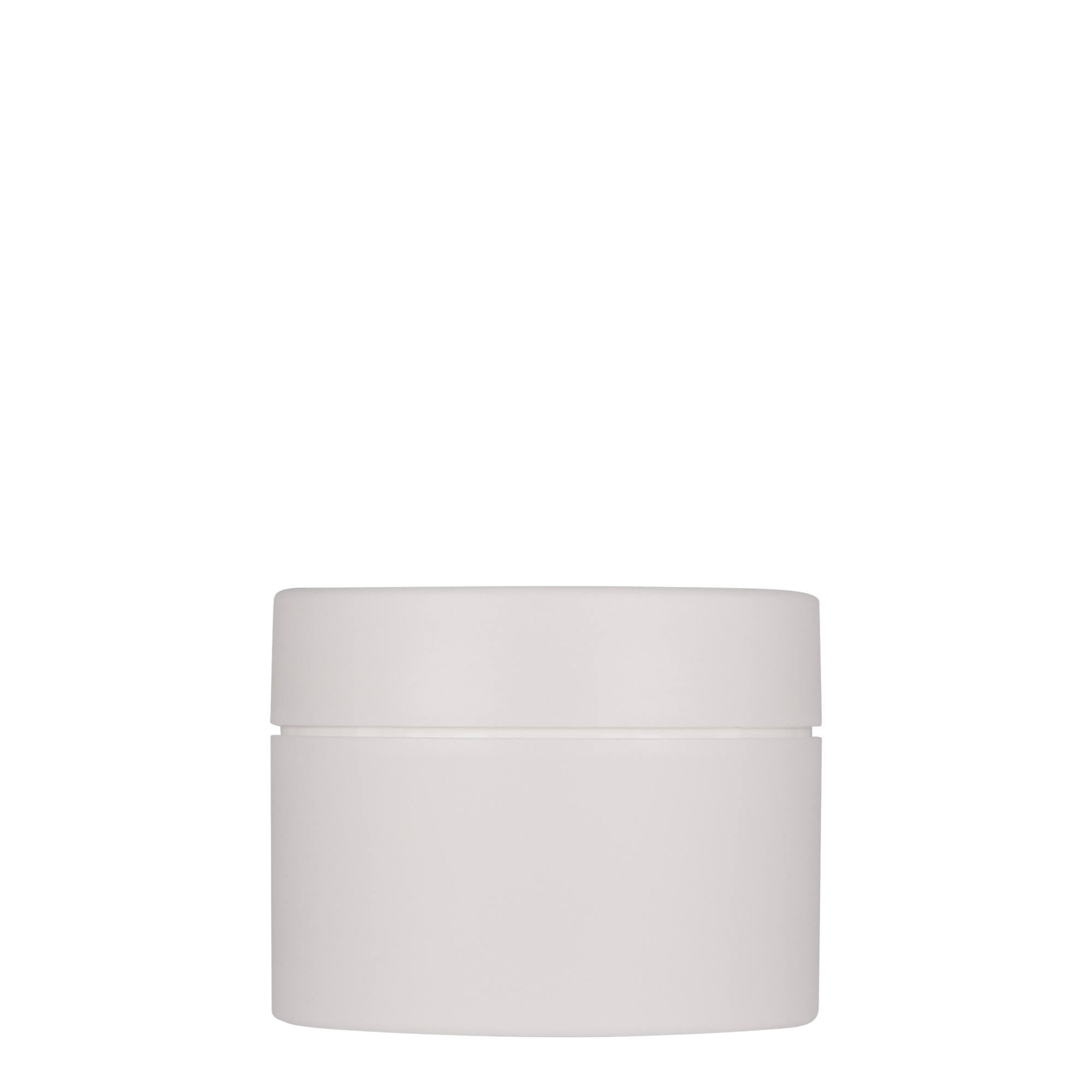 Bote de plástico 'Antonella' de 150 ml, PP, blanco, boca: tapón de rosca