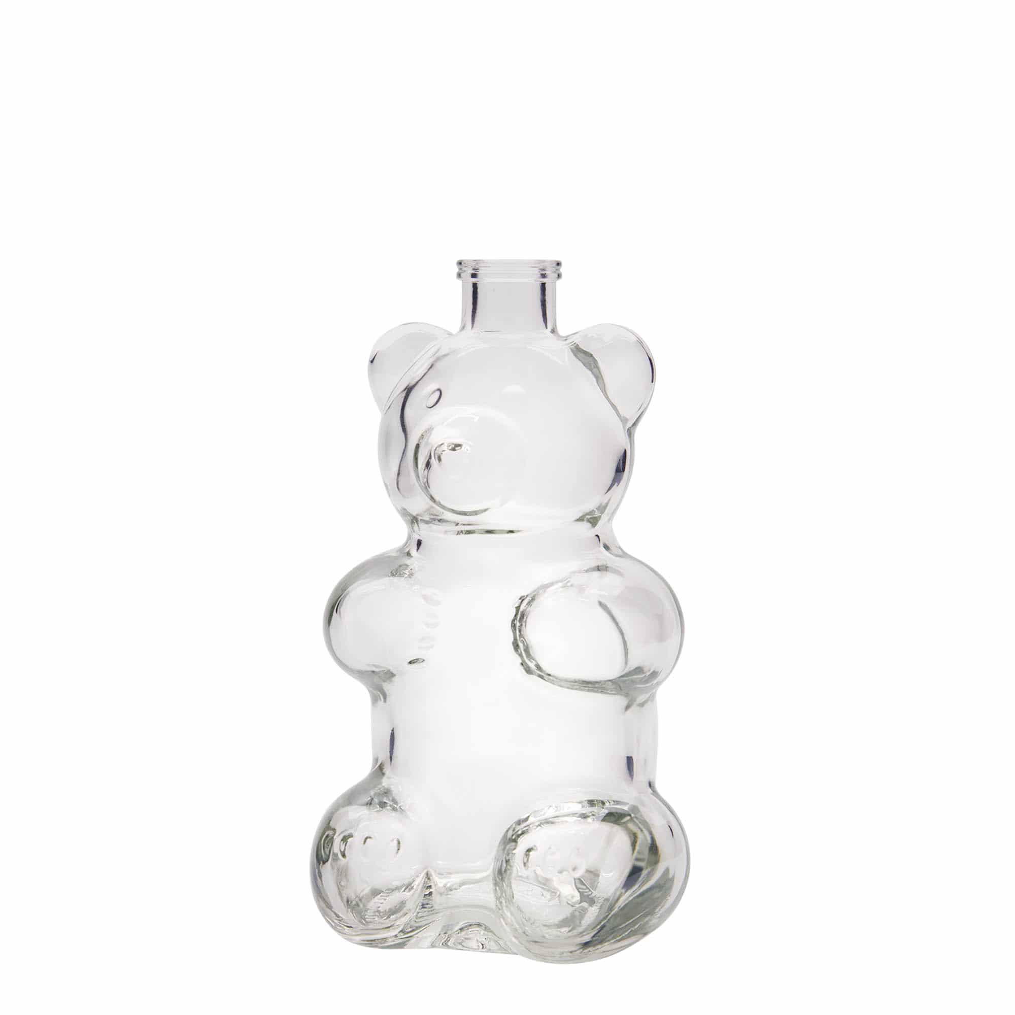 Botella de vidrio 'Oso' de 350 ml, boca: corcho