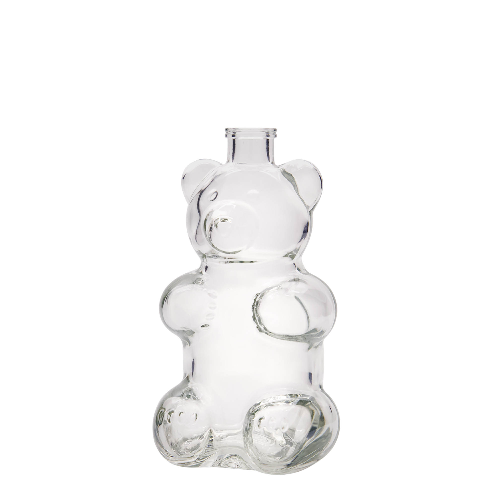 Botella de vidrio de 350 ml 'Oso', boca: corcho