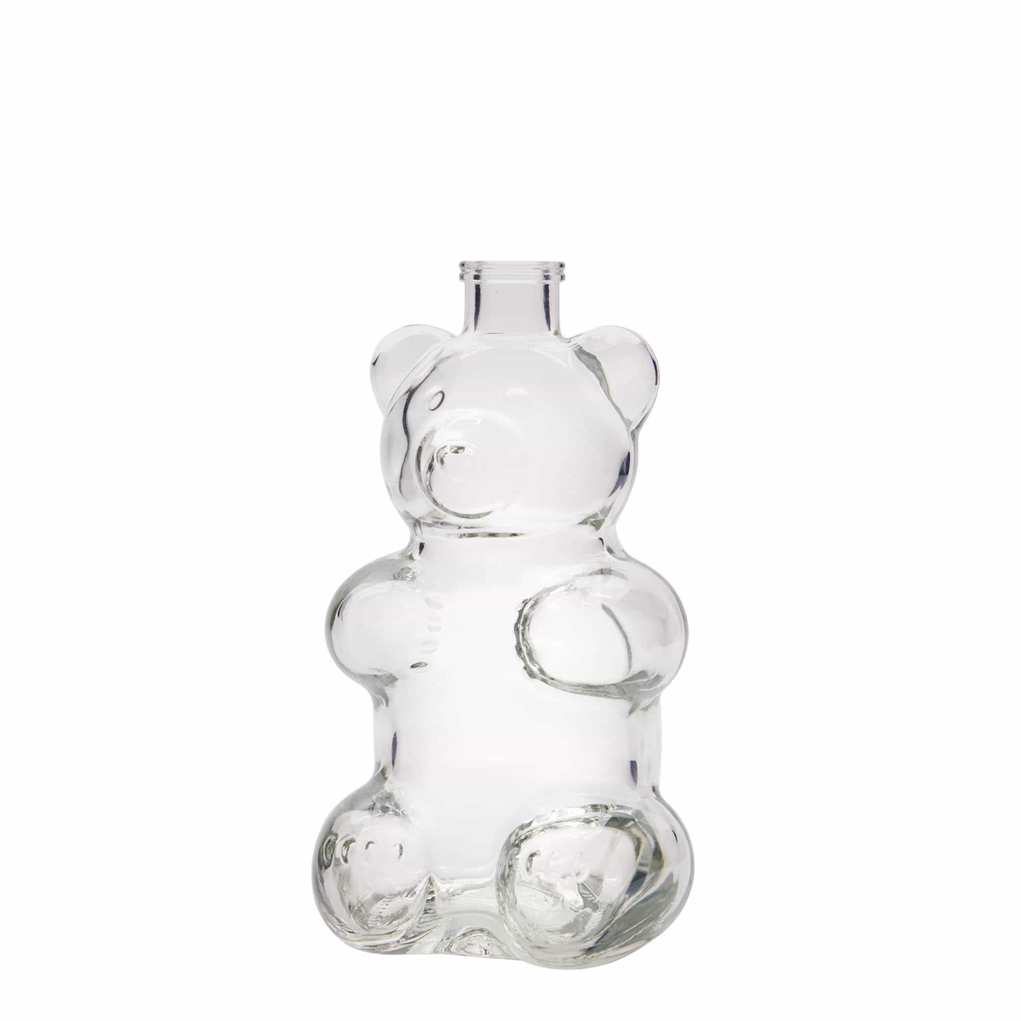 Botella de vidrio de 350 ml 'Oso', boca: corcho