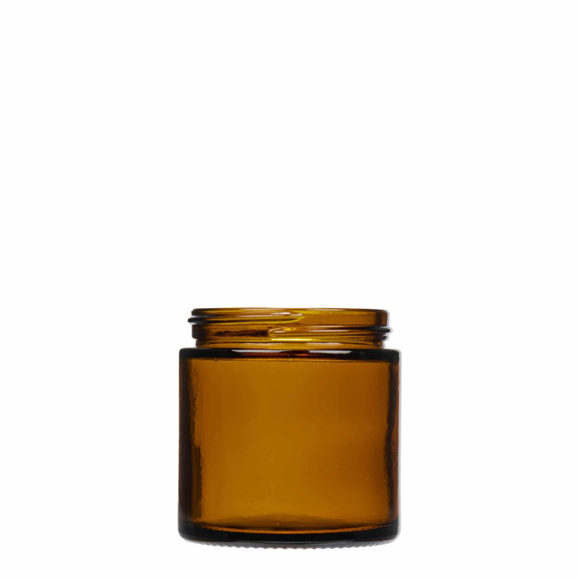 Bote 'Brown Line' de 120 ml, vidrio, marrón, boca: tapón de rosca Bote 'Brown Line' de 120 ml, vidrio, marrón, boca: tapón de rosca