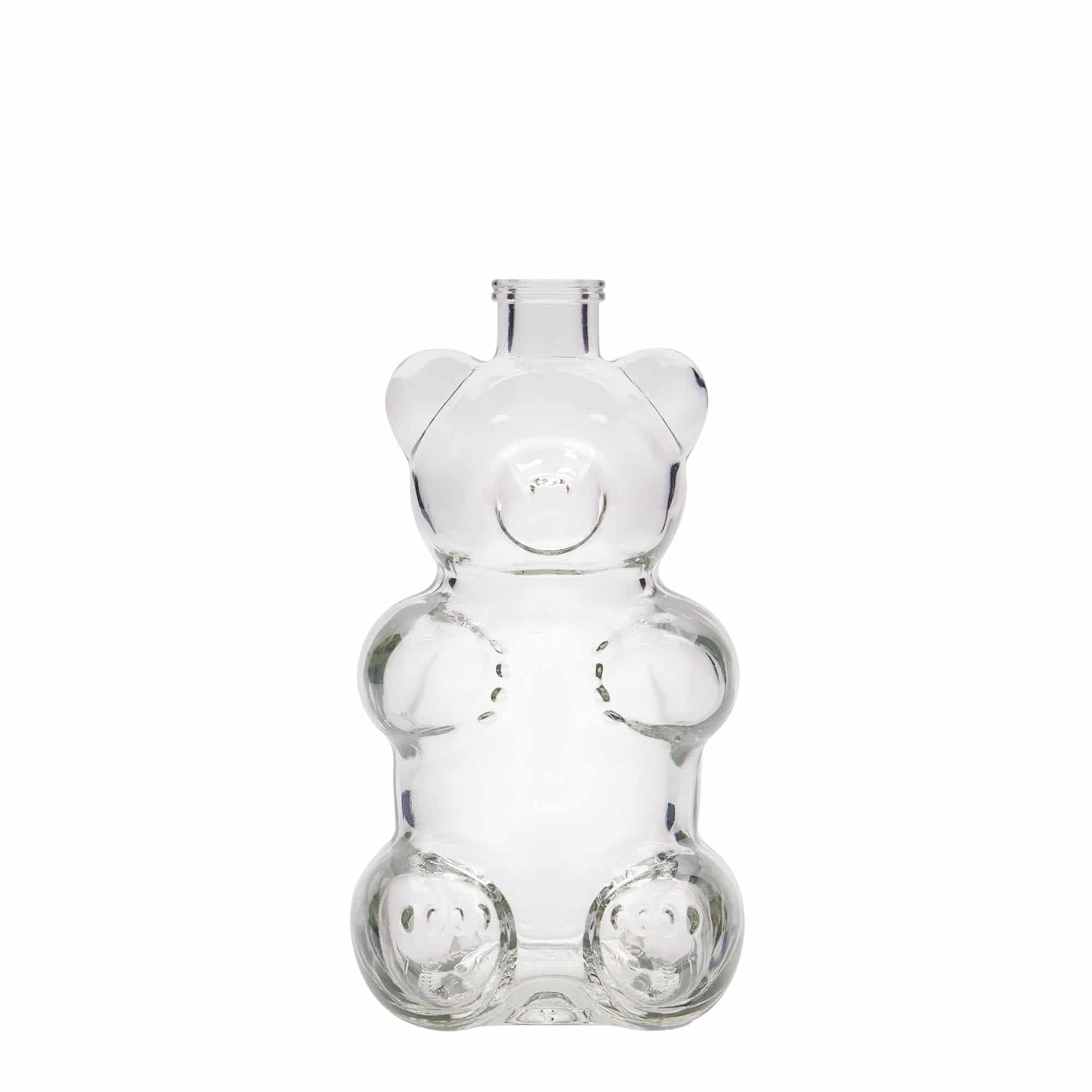 Botella de vidrio de 350 ml 'Oso', boca: corcho