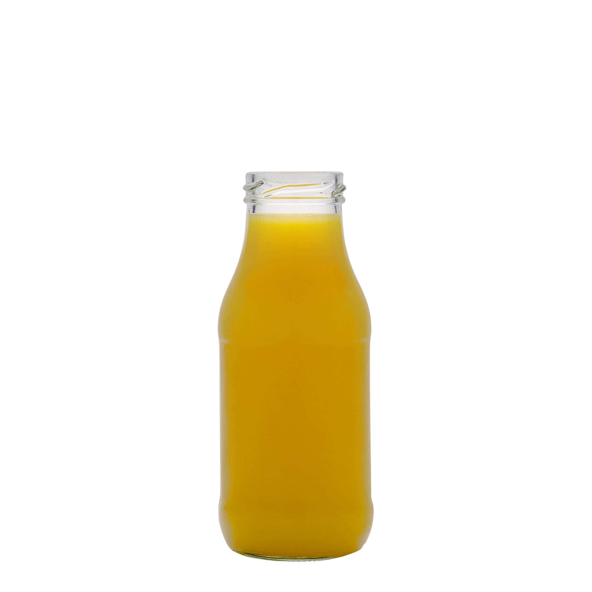 Botella de vidrio Tina de 250 ml, boca: Twist-Off (TO 43)