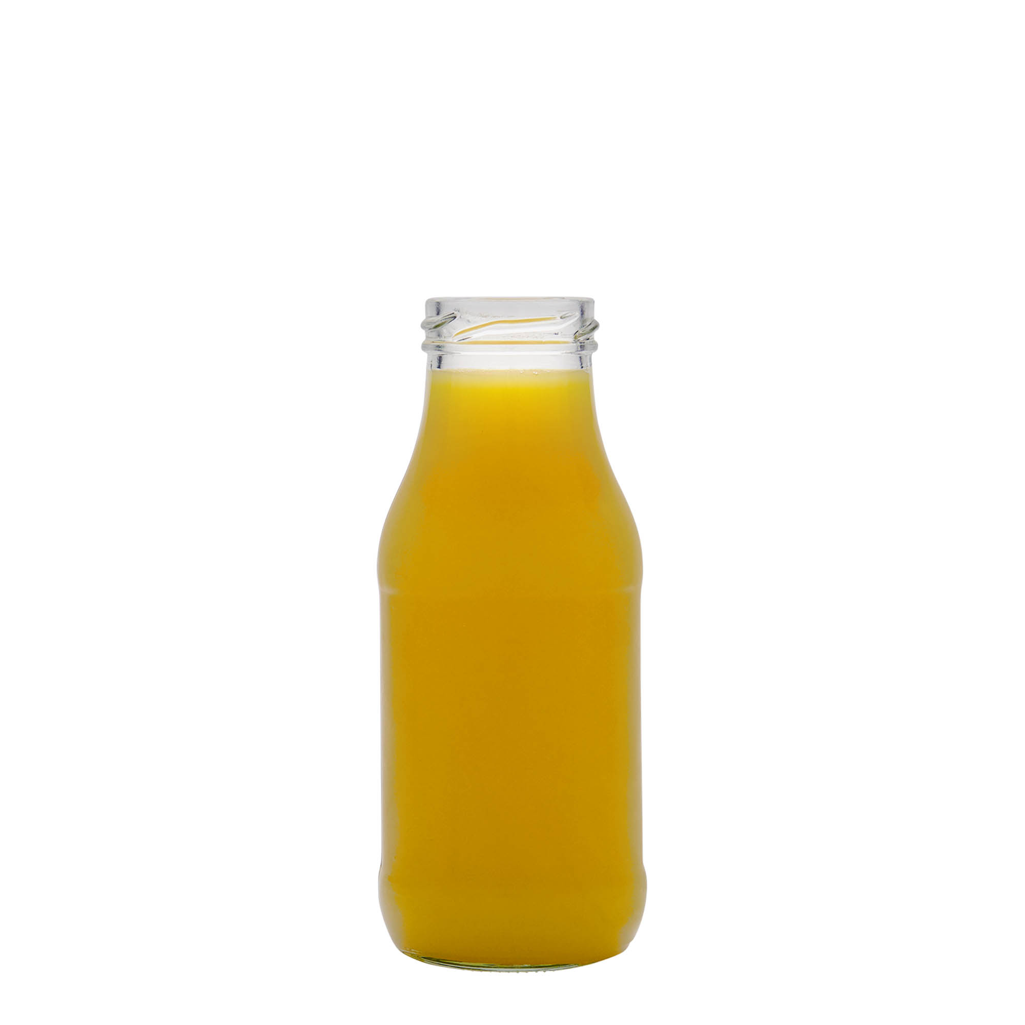 Botella de vidrio Tina de 250 ml, boca: Twist-Off (TO 43)