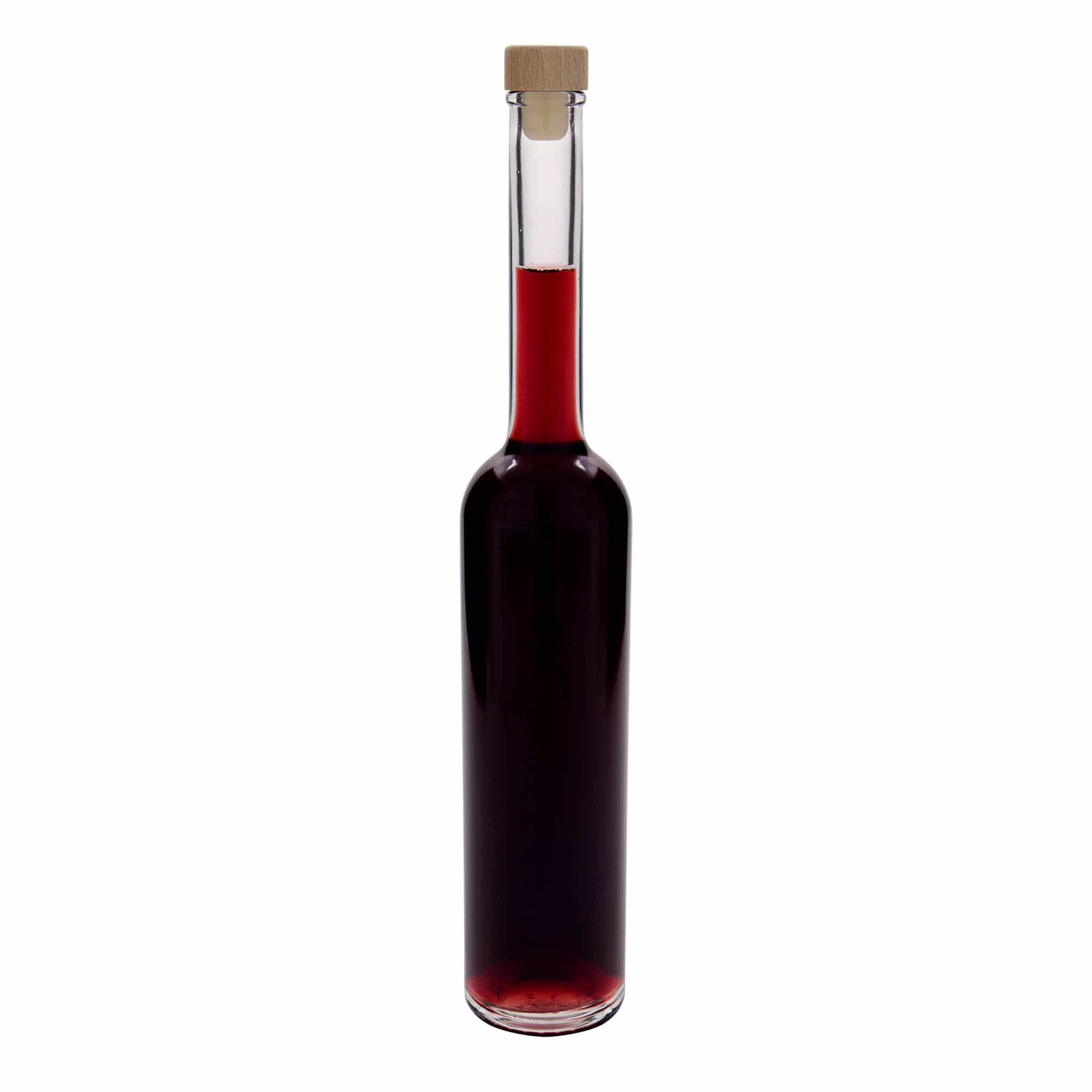 Botella de vidrio 'Platina' de 500 ml, boca: corcho