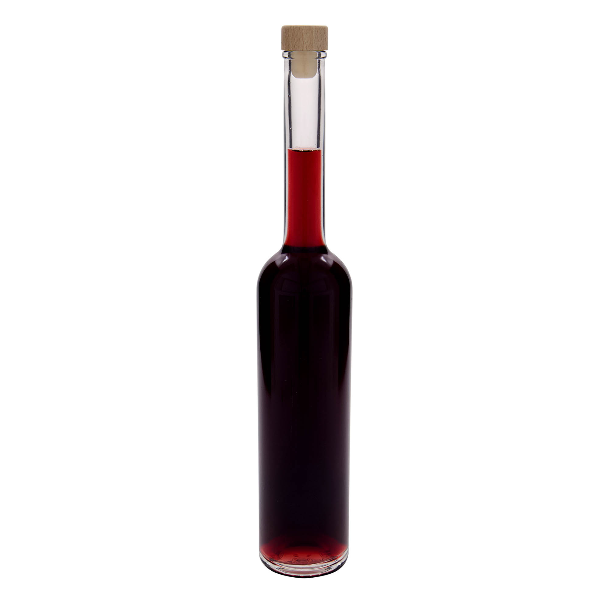 Botella de vidrio de 500 ml 'Platina', boca: corcho