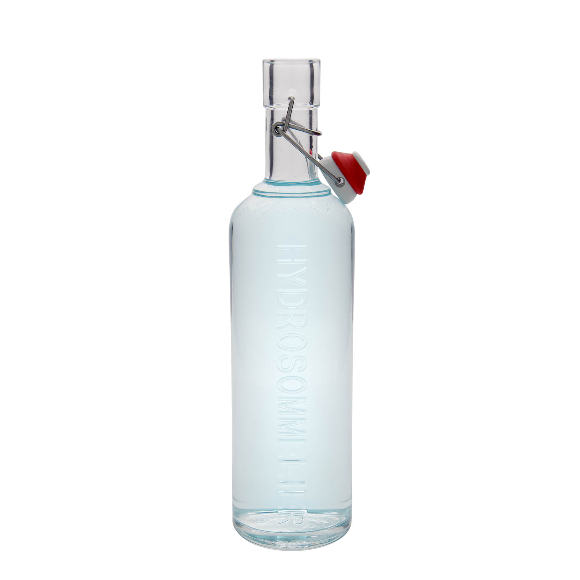 Botella de vidrio de 1.000 ml 'Optima Hydrosommelier', boca: cierre de palanca Botella de vidrio de 1.000 ml 'Optima Hydrosommelier', boca: cierre de palanca