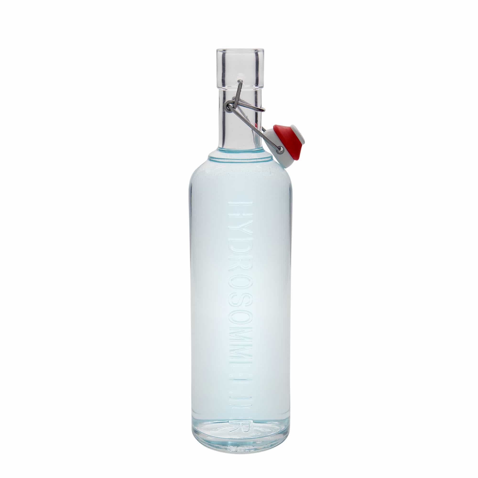 Botella de vidrio de 1.000 ml «Optima Hydrosommelier», boca: cierre de palanca