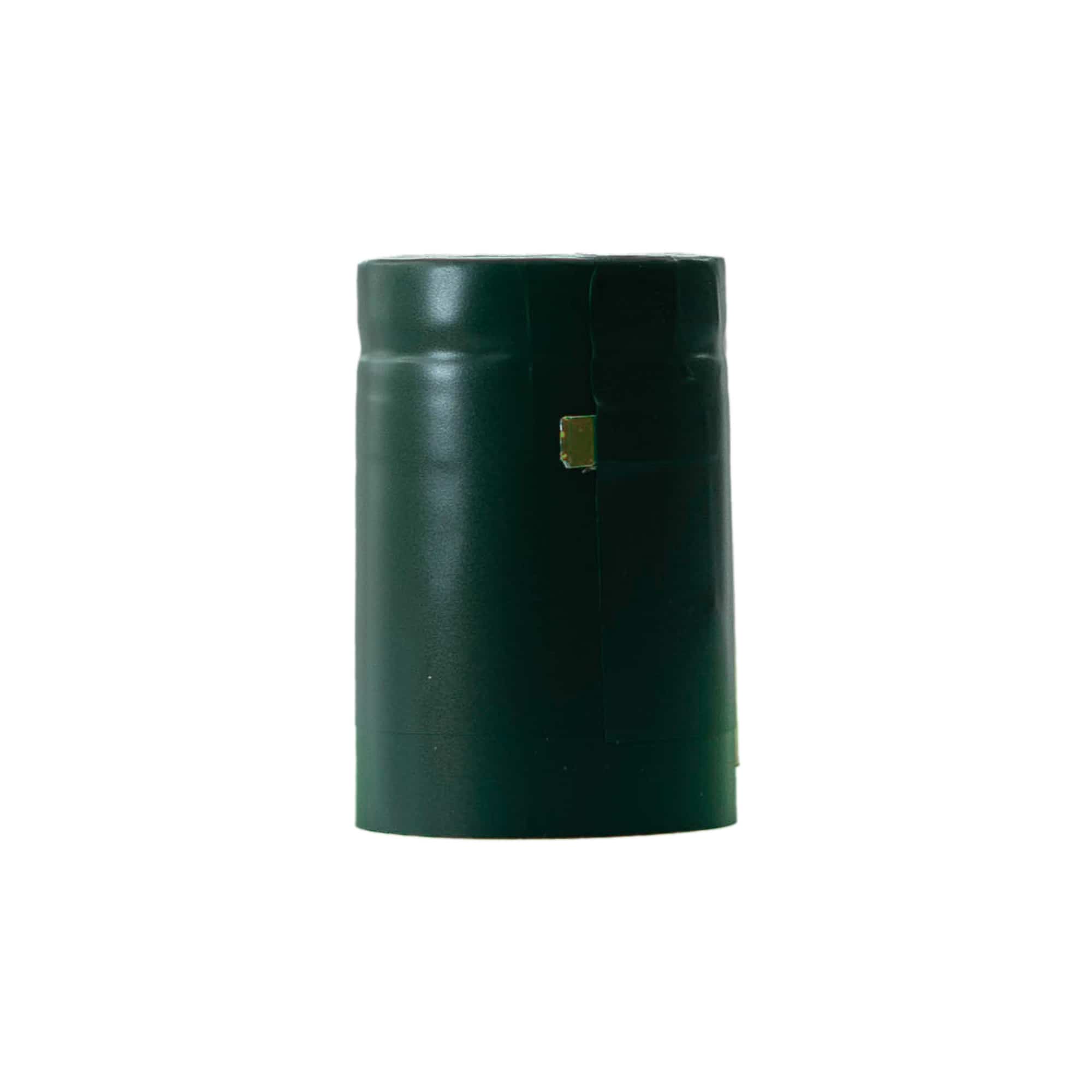 Cápsula termoencogible 32x41, plástico de PVC, verde esmeralda Cápsula termoencogible 32x41, plástico de PVC, verde esmeralda