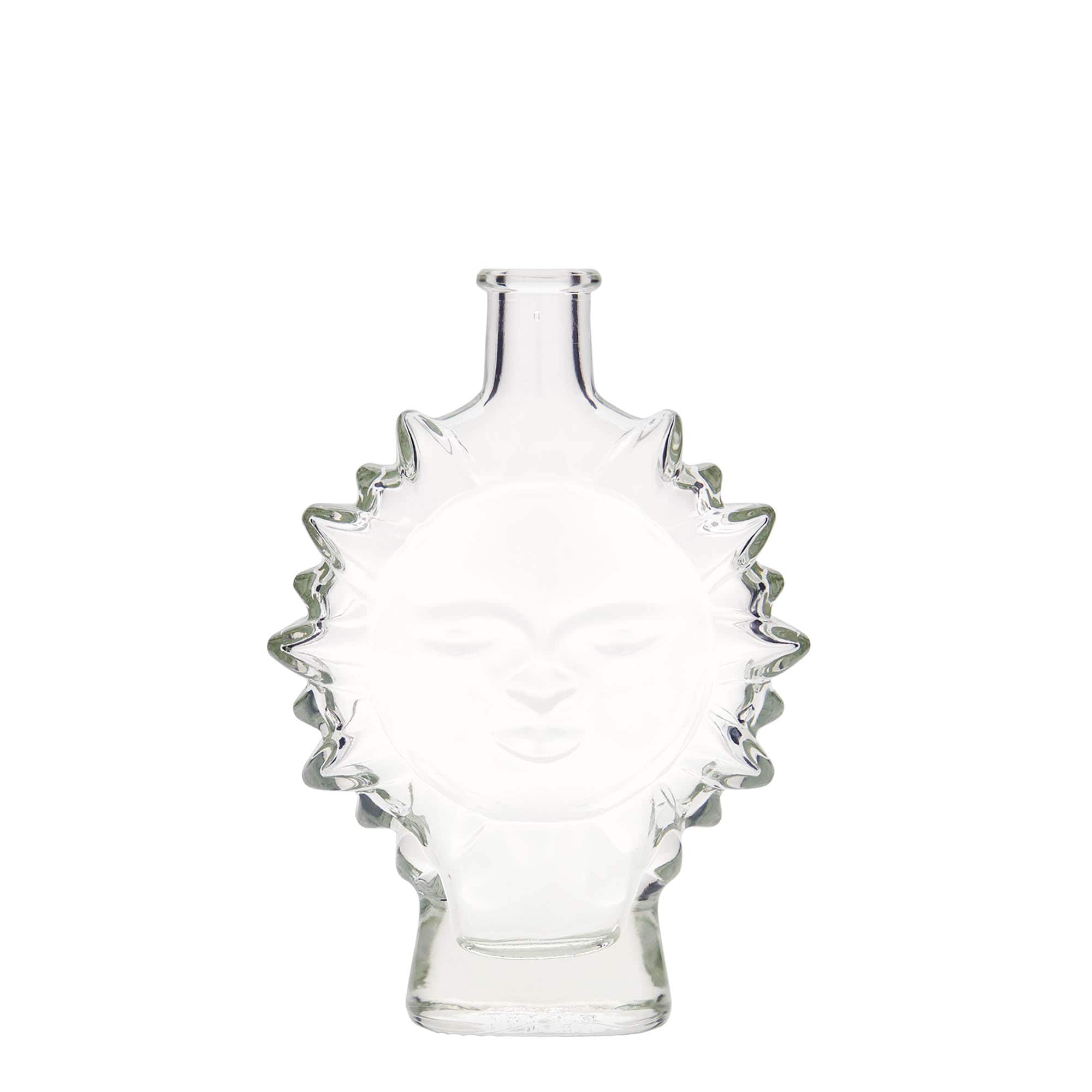 Botella de vidrio de 200 ml 'Sol', boca: corcho