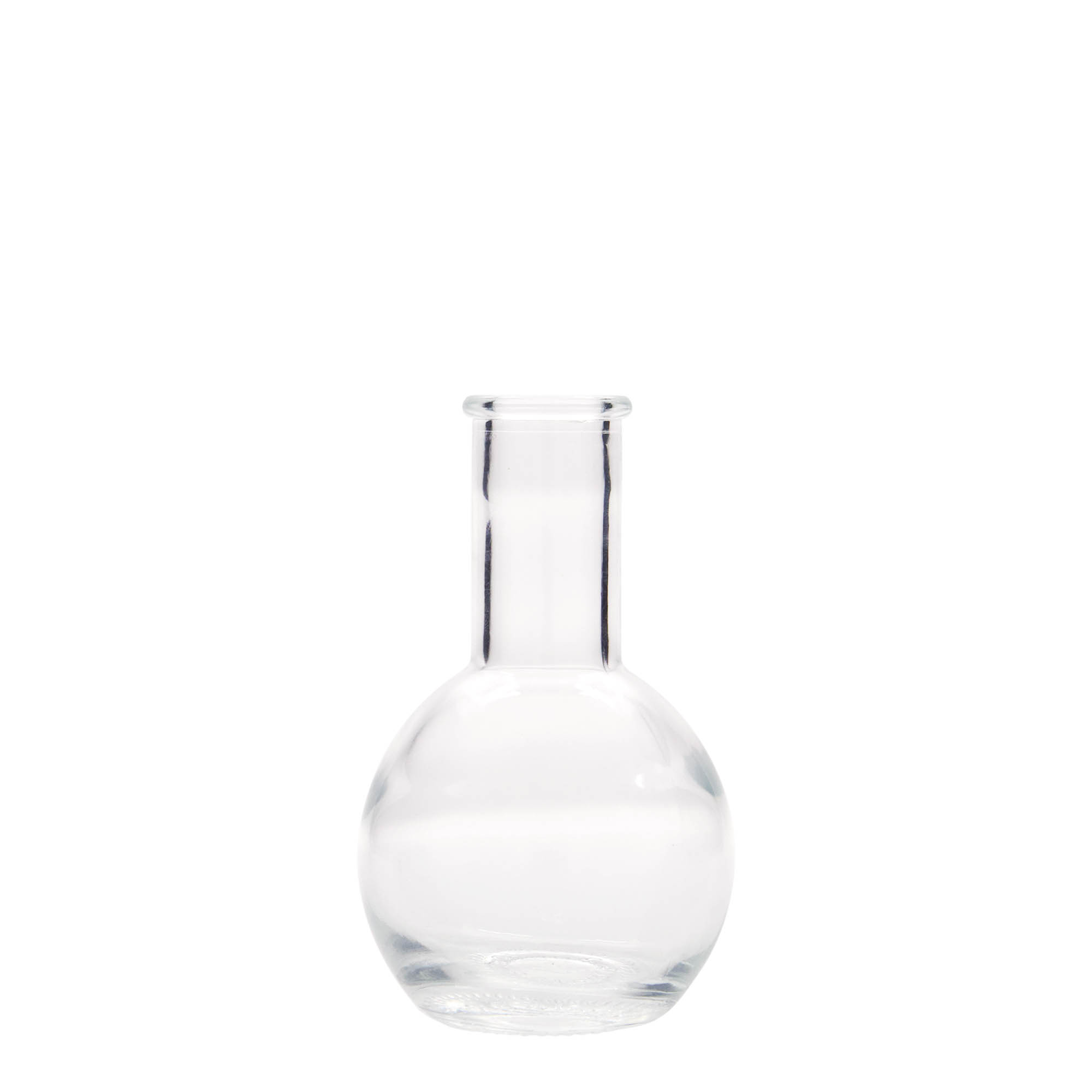 Botella de vidrio de 100 ml 'Tulipano', boca: corcho Botella de vidrio de 100 ml 'Tulipano', boca: corcho