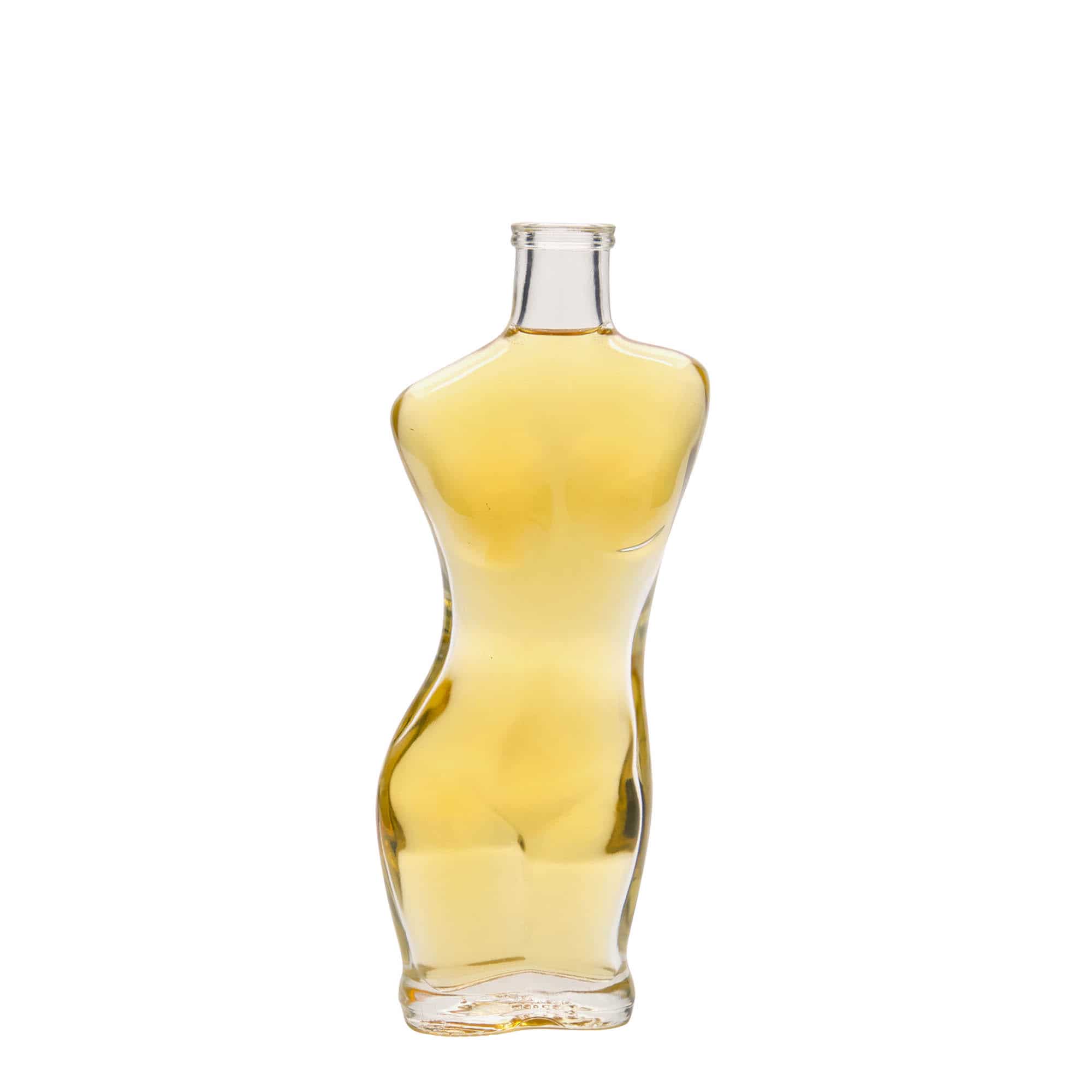 Botella de vidrio 'Eva' de 200 ml, boca: corcho