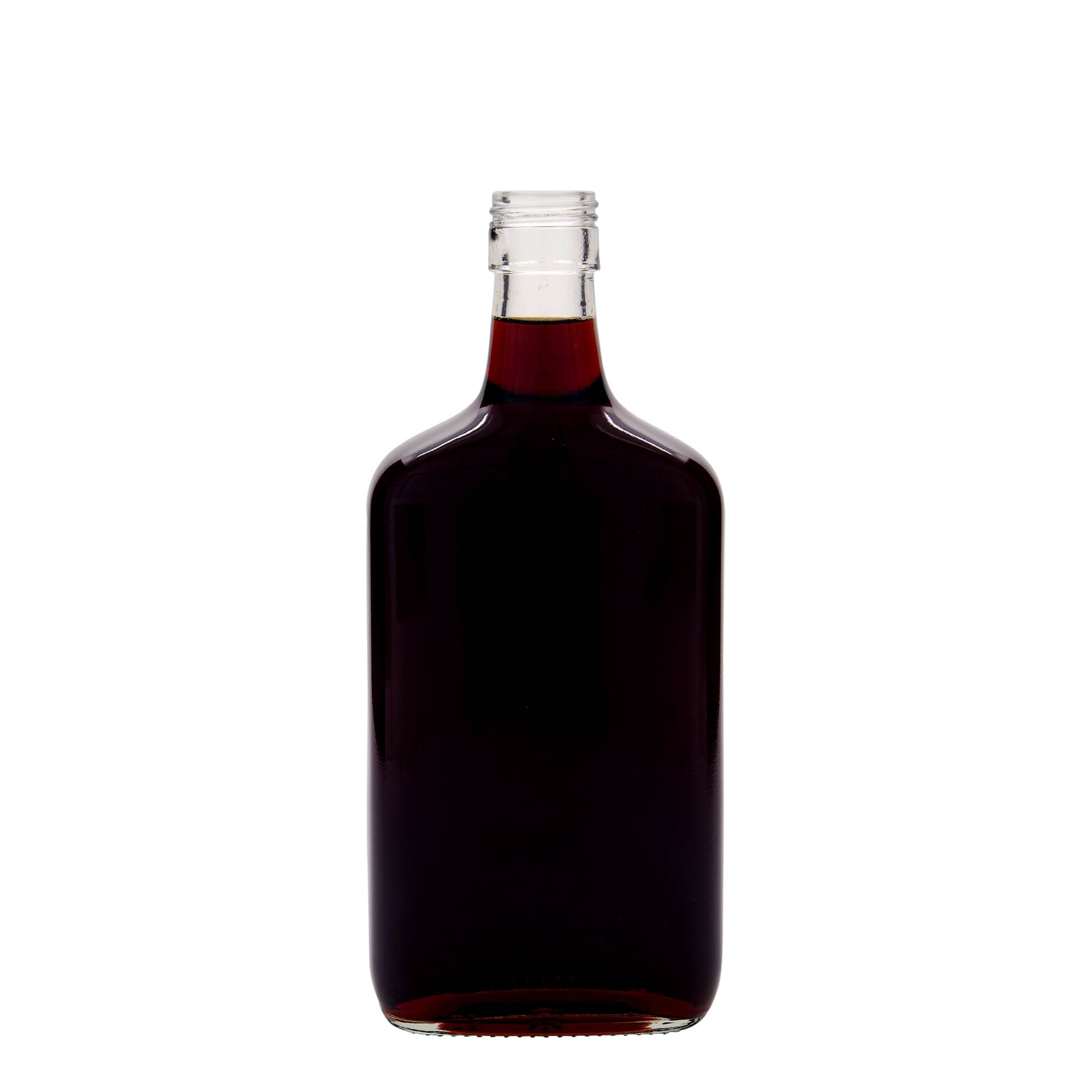 Botella de vidrio 'Amaretto' de 700 ml, rectangular, boca: PP 31,5