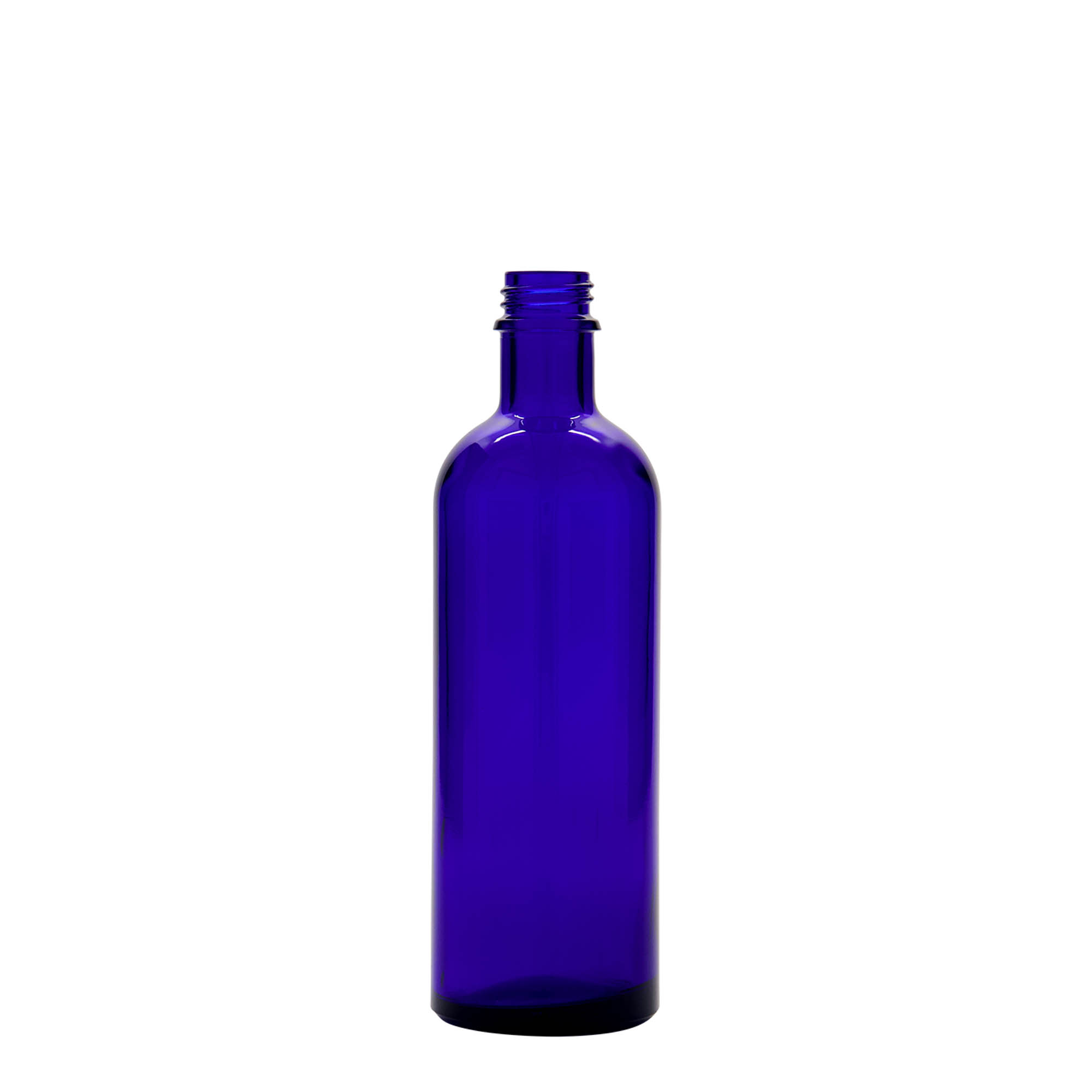 200 ml frasco medicinal, vidrio, azul real, boca: DIN 22 200 ml frasco medicinal, vidrio, azul real, boca: DIN 22