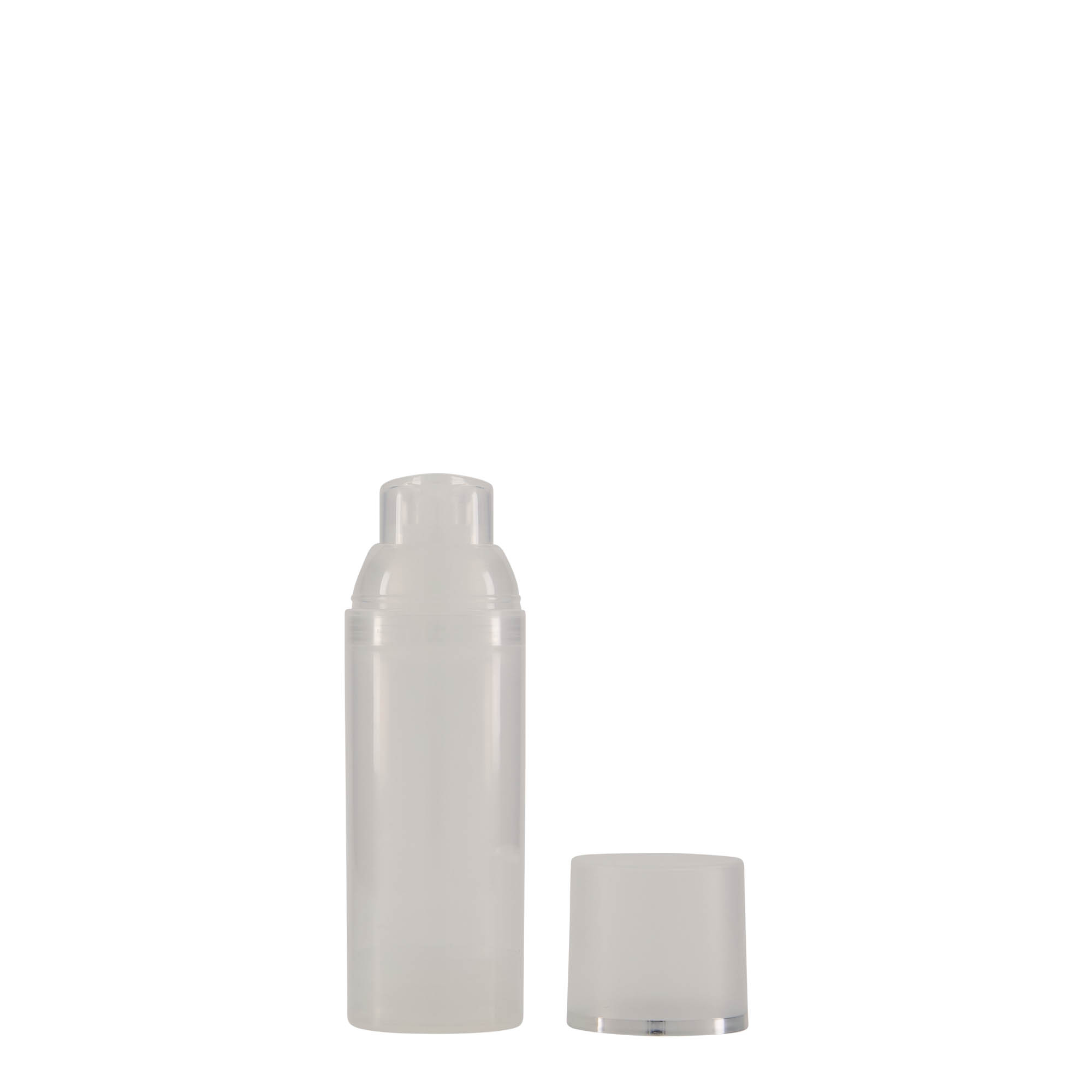 Dispensador Airless de 50 ml 'Mezzo', plástico PP, natural Dispensador Airless de 50 ml 'Mezzo', plástico PP, natural