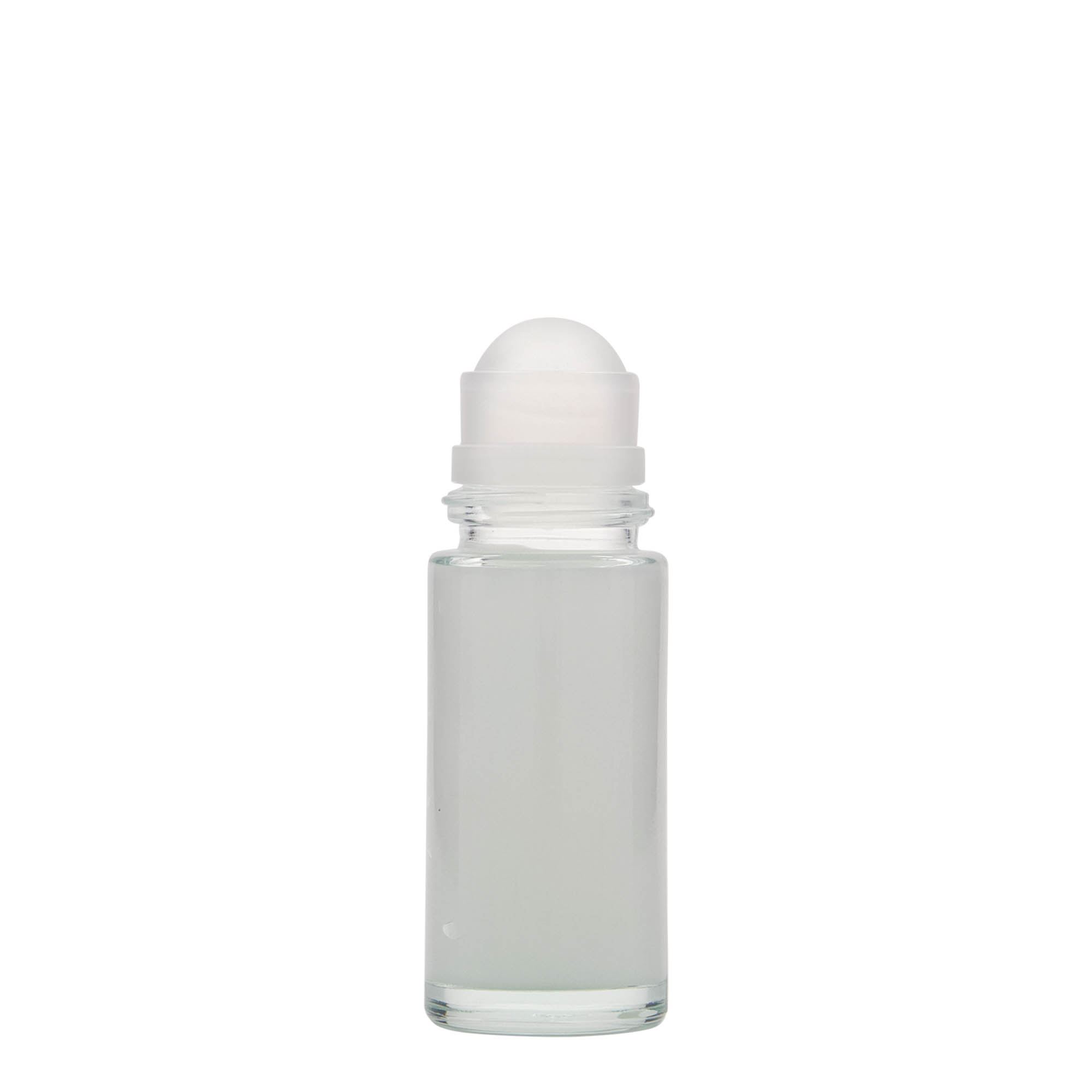 Botella roll-on de 50 ml, vidrio, boca: cierre de rosca Botella roll-on de 50 ml, vidrio, boca: cierre de rosca
