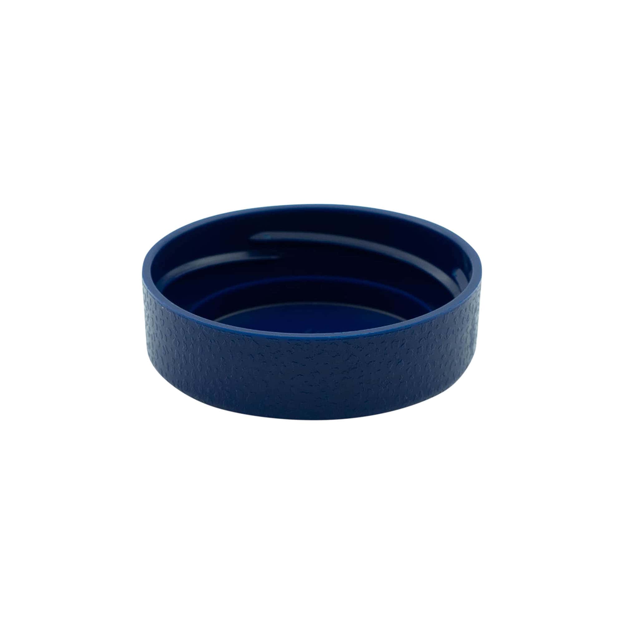 Tapa roscada Kavodrink, plástico PP, azul oscuro