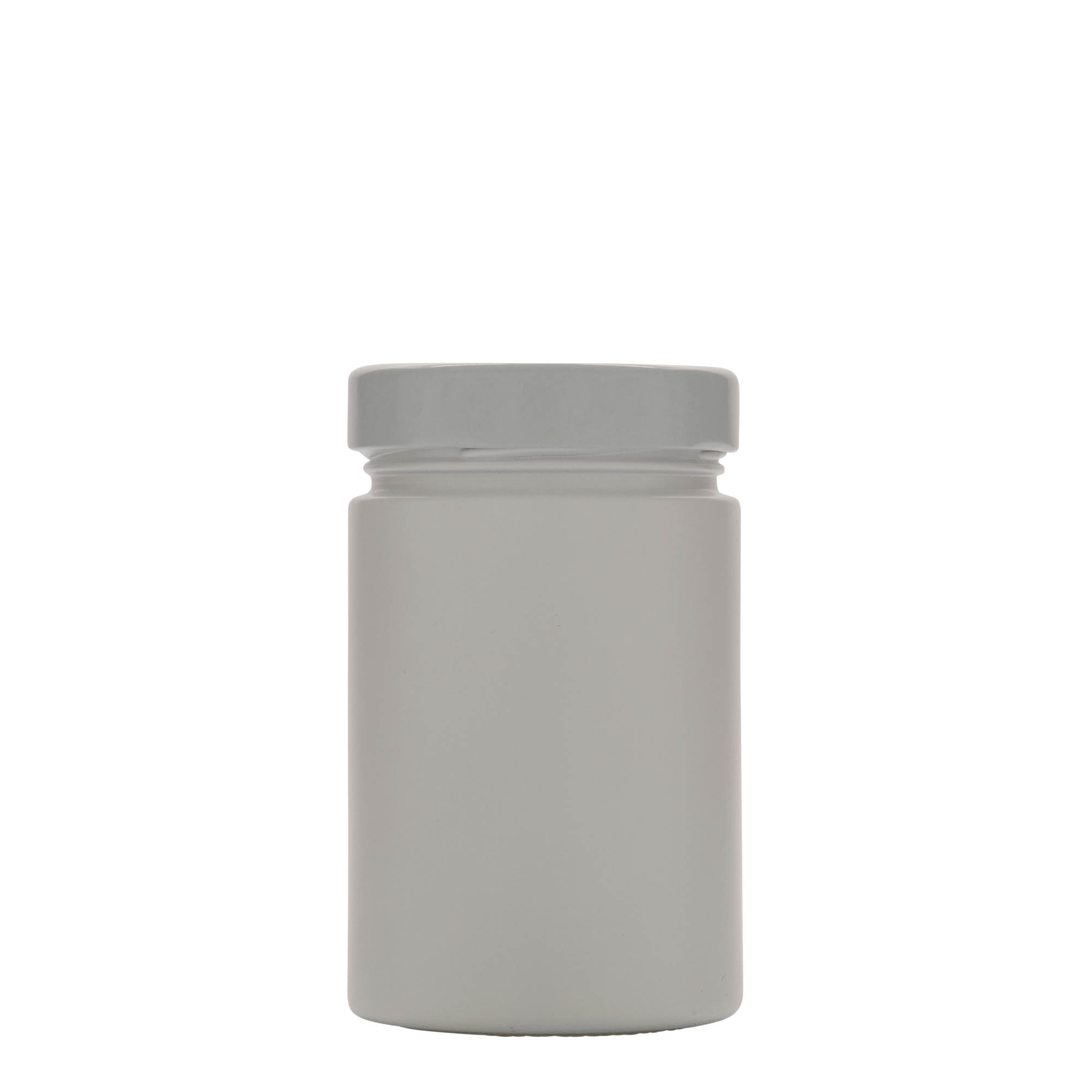 327 ml Vaso redondo «Aurora», blanco, boca: Deep-Twist-off (DTO 66)