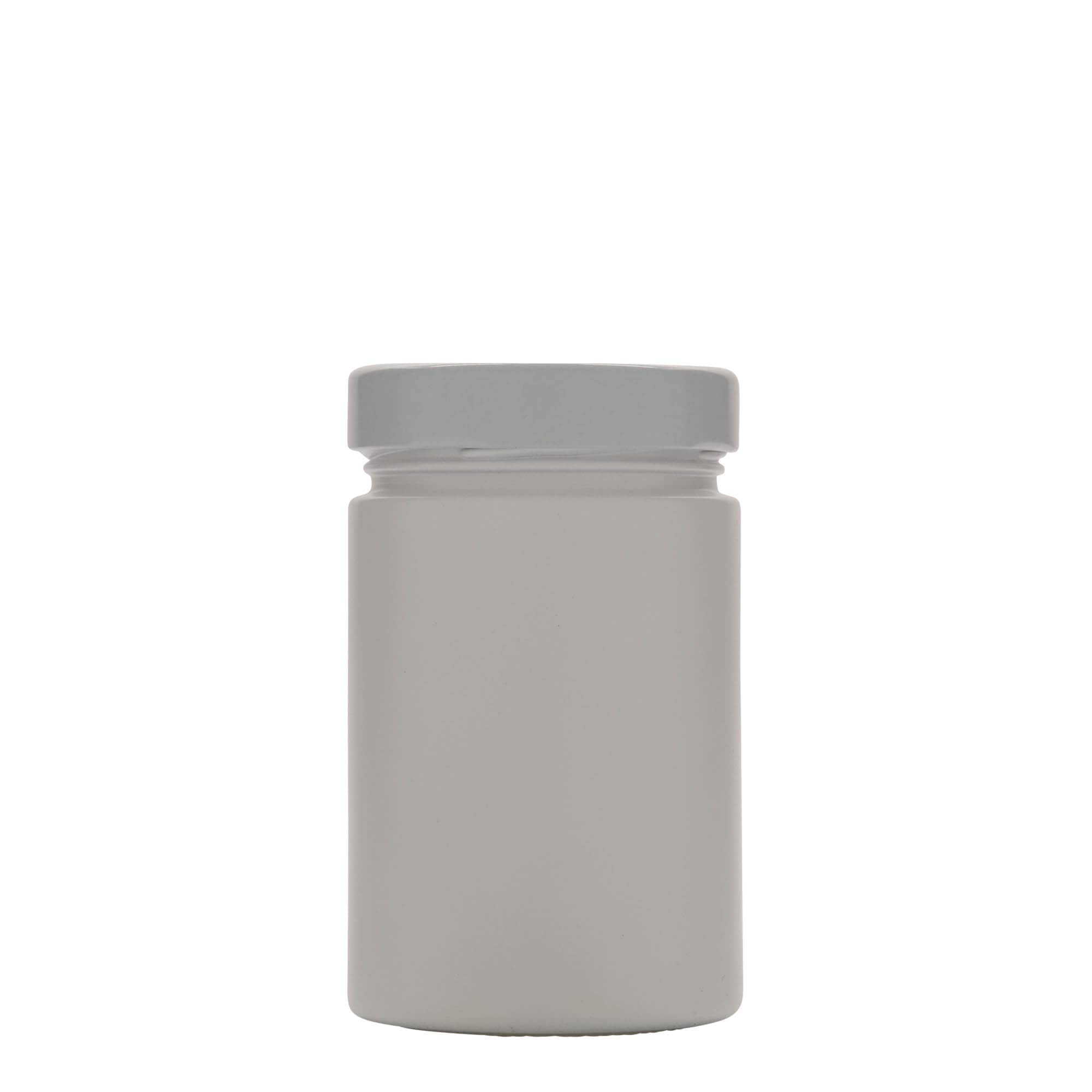327 ml Vaso redondo «Aurora», blanco, boca: Deep-Twist-off (DTO 66)