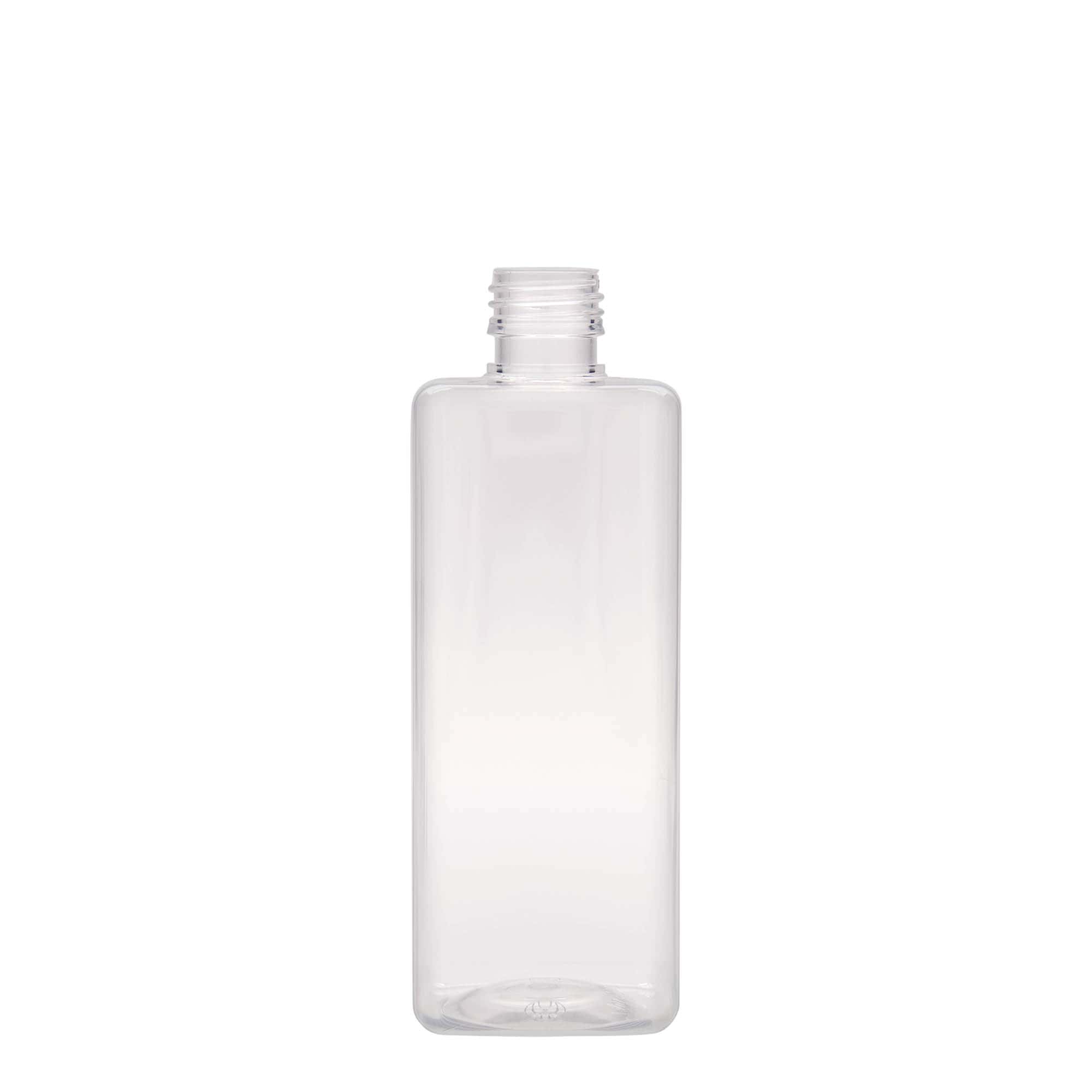 Botella PET de 500 ml 'Karl', cuadrada, plástico, boca: PP 28