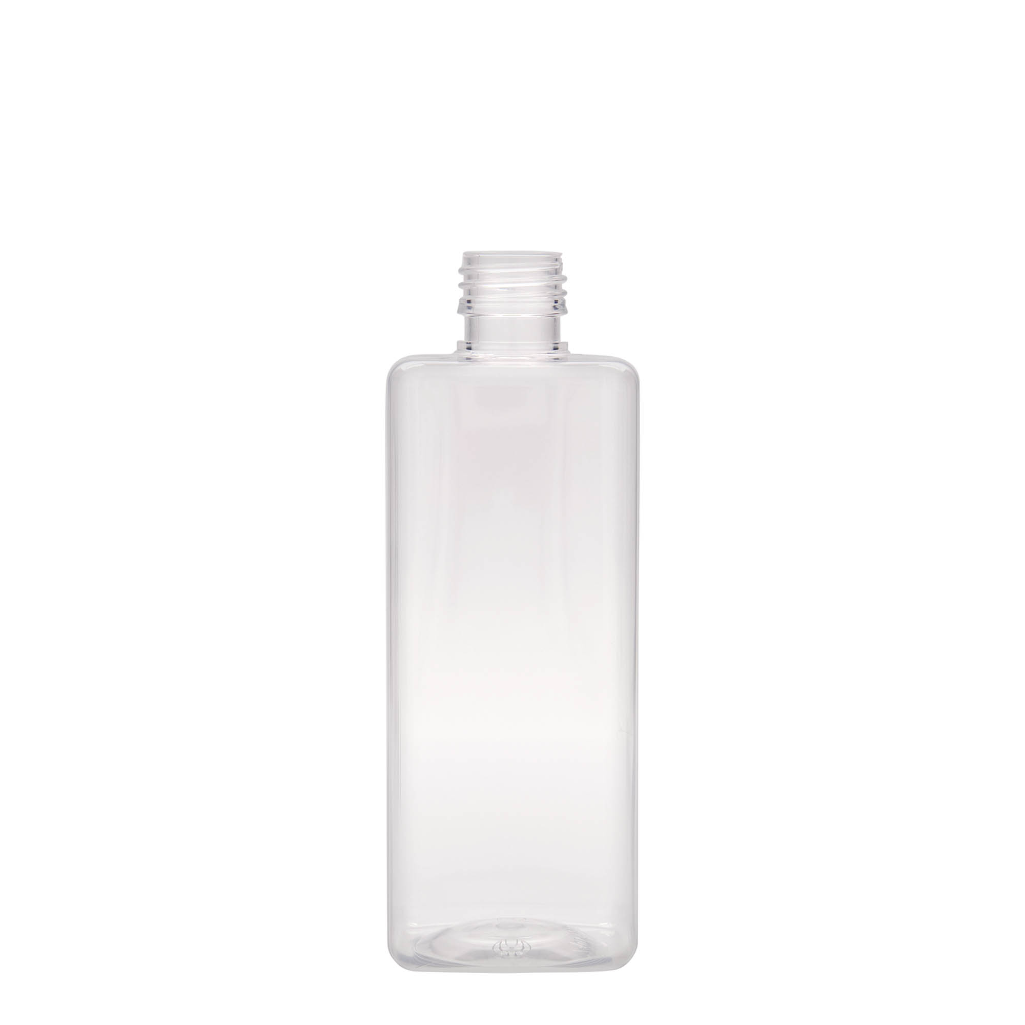 Botella PET de 500 ml «Karl», cuadrada, plástico, boca: PP 28