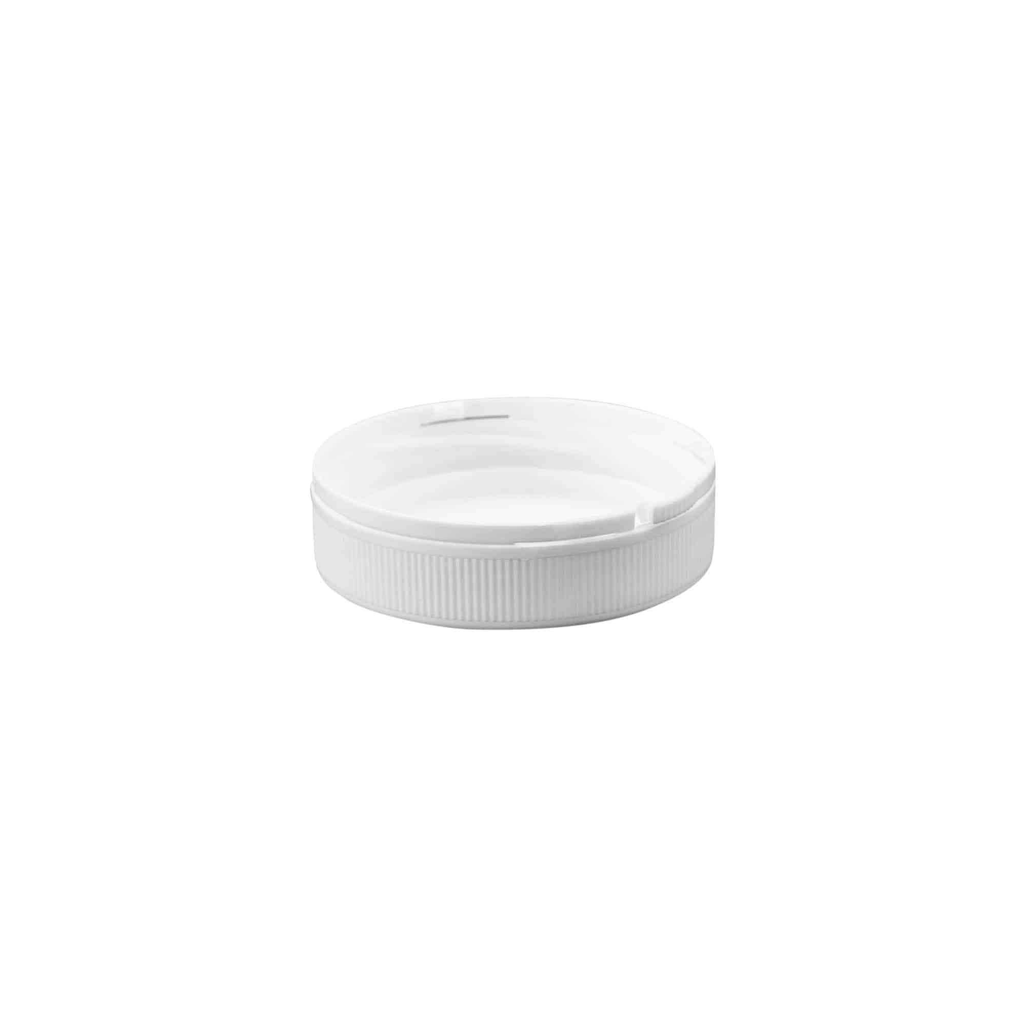 Tapa roscada 'Securilock' 61,9 mm, plástico PP, blanco
