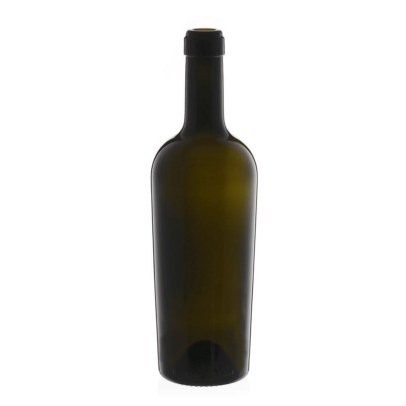 Botella de vino de 750 ml 'Imperiale', verde antiguo, boca: corcho