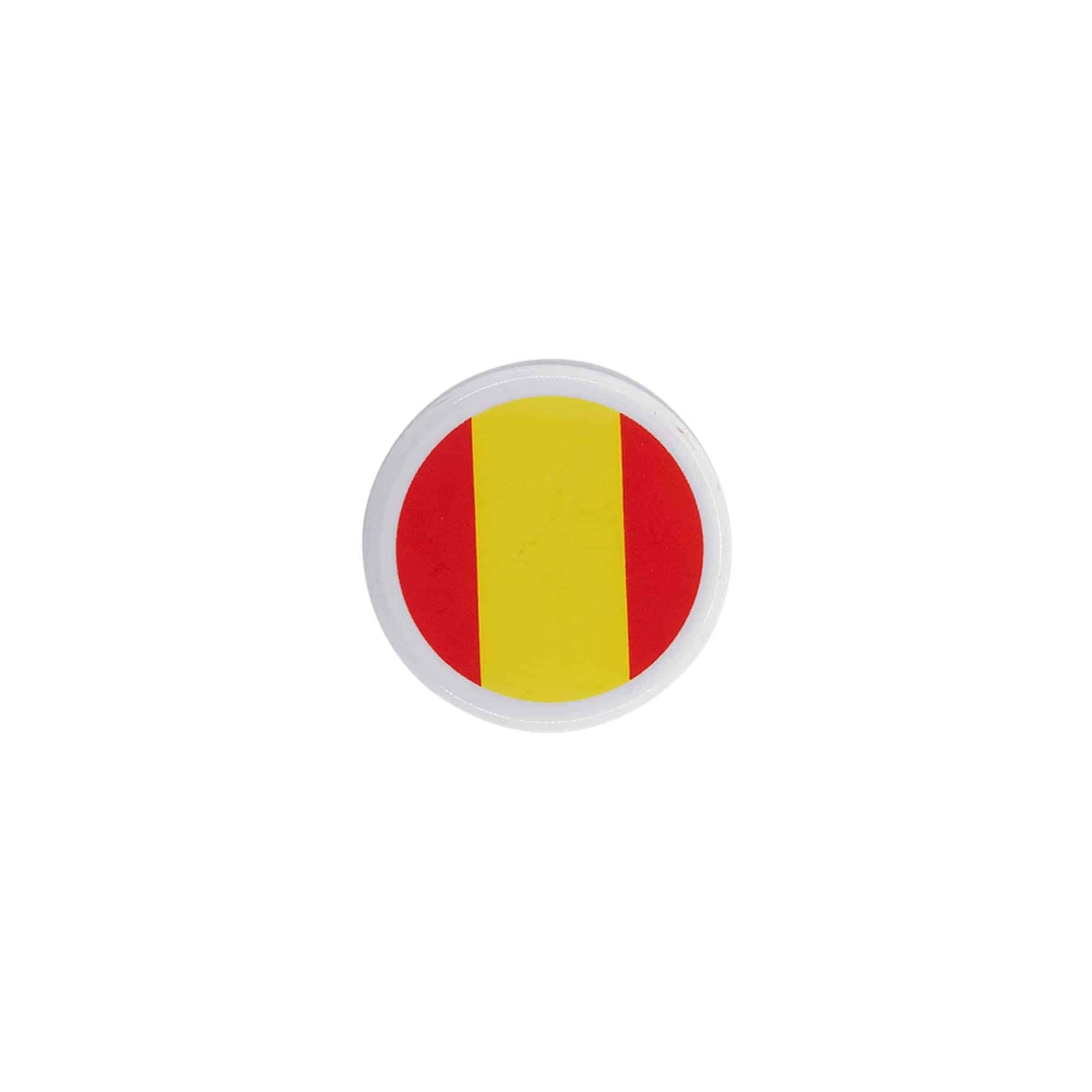 Tapón de asa 19 mm «España», plástico, multicolor, para boca: corcho