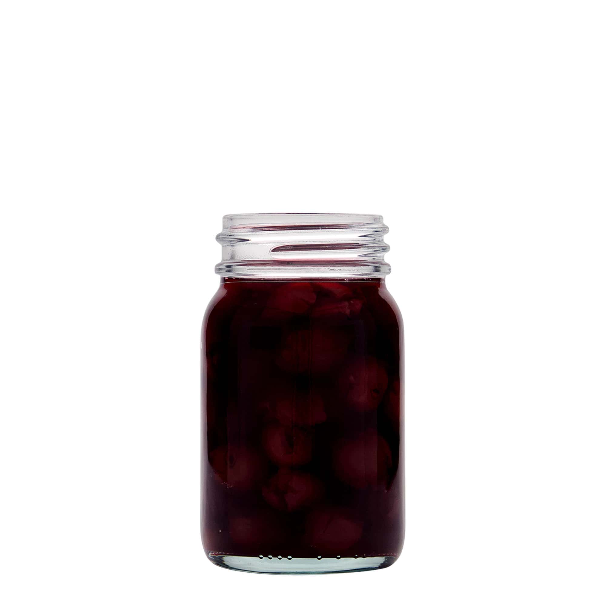 Tarro de boca ancha de 200 ml, boca: DIN 55