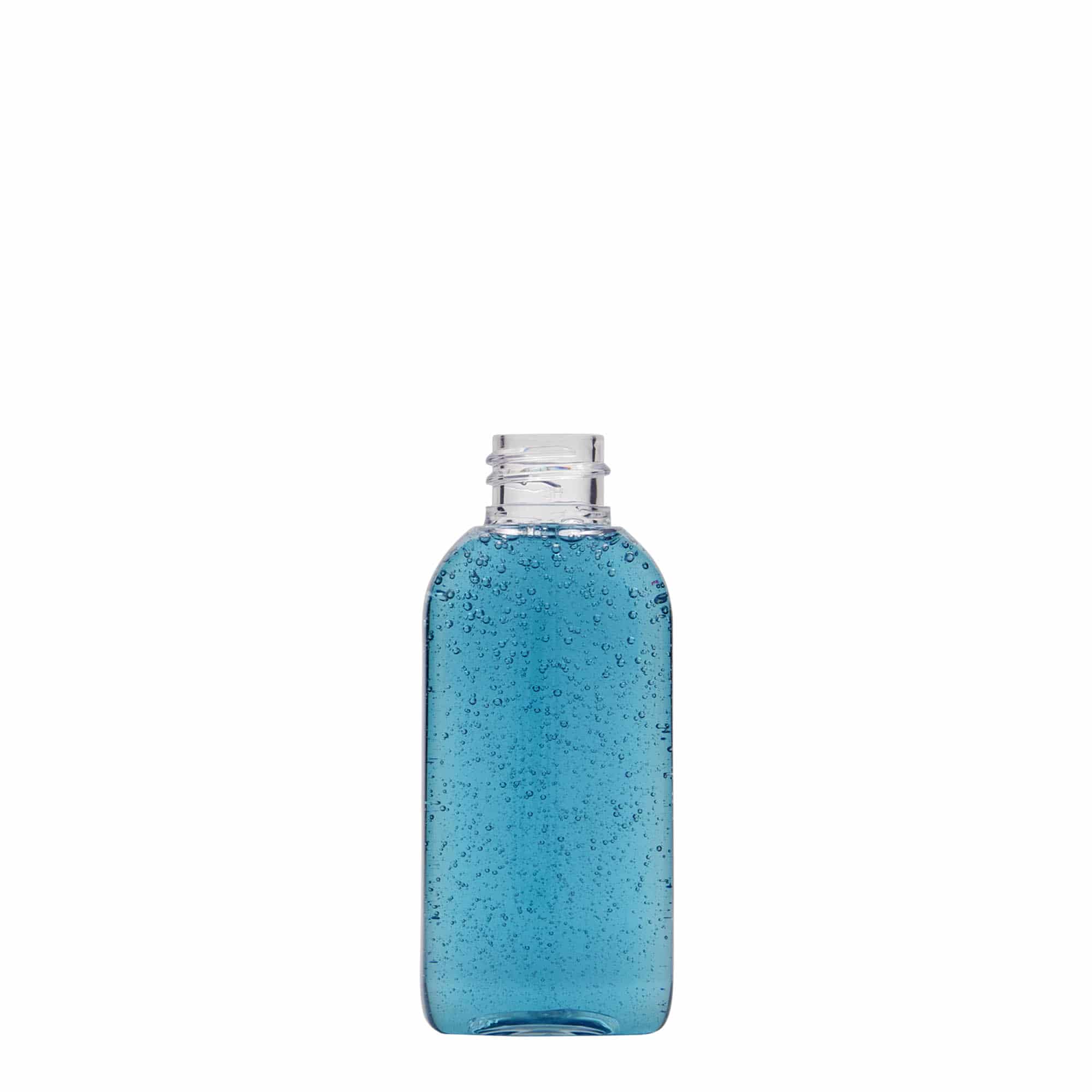 Botella PET de 50 ml 'Iris', ovalada, plástico, boca: 20/410 Botella PET de 50 ml 'Iris', ovalada, plástico, boca: 20/410