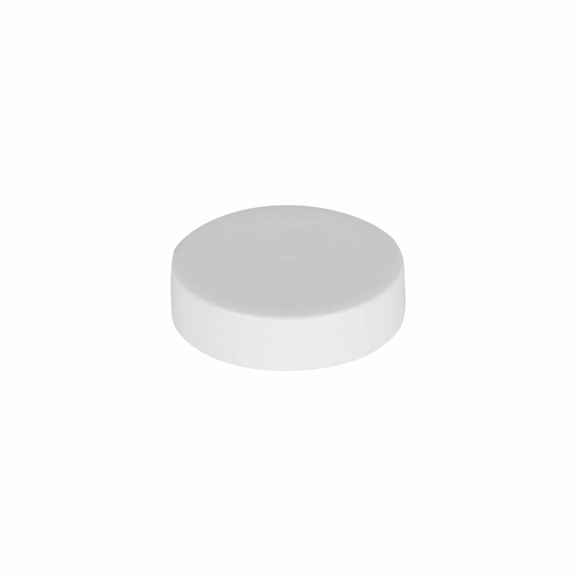 Tapa de rosca para 10 ml 'Antonella', plástico PP, blanco