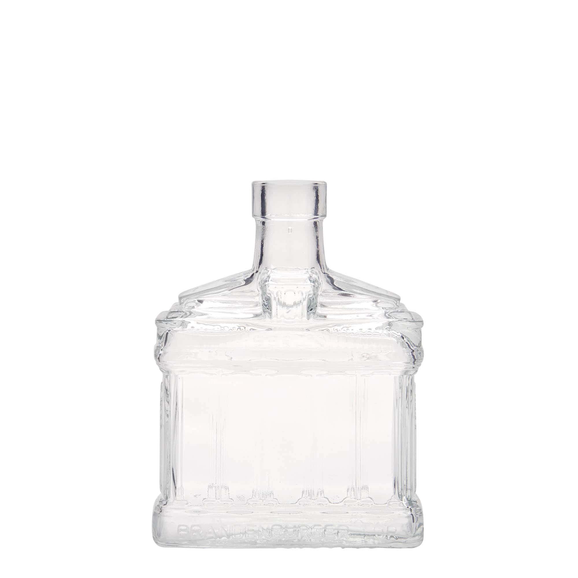 Botella de vidrio 'Puerta de Brandeburgo' de 200 ml, boca: corcho Botella de vidrio 'Puerta de Brandeburgo' de 200 ml, boca: corcho