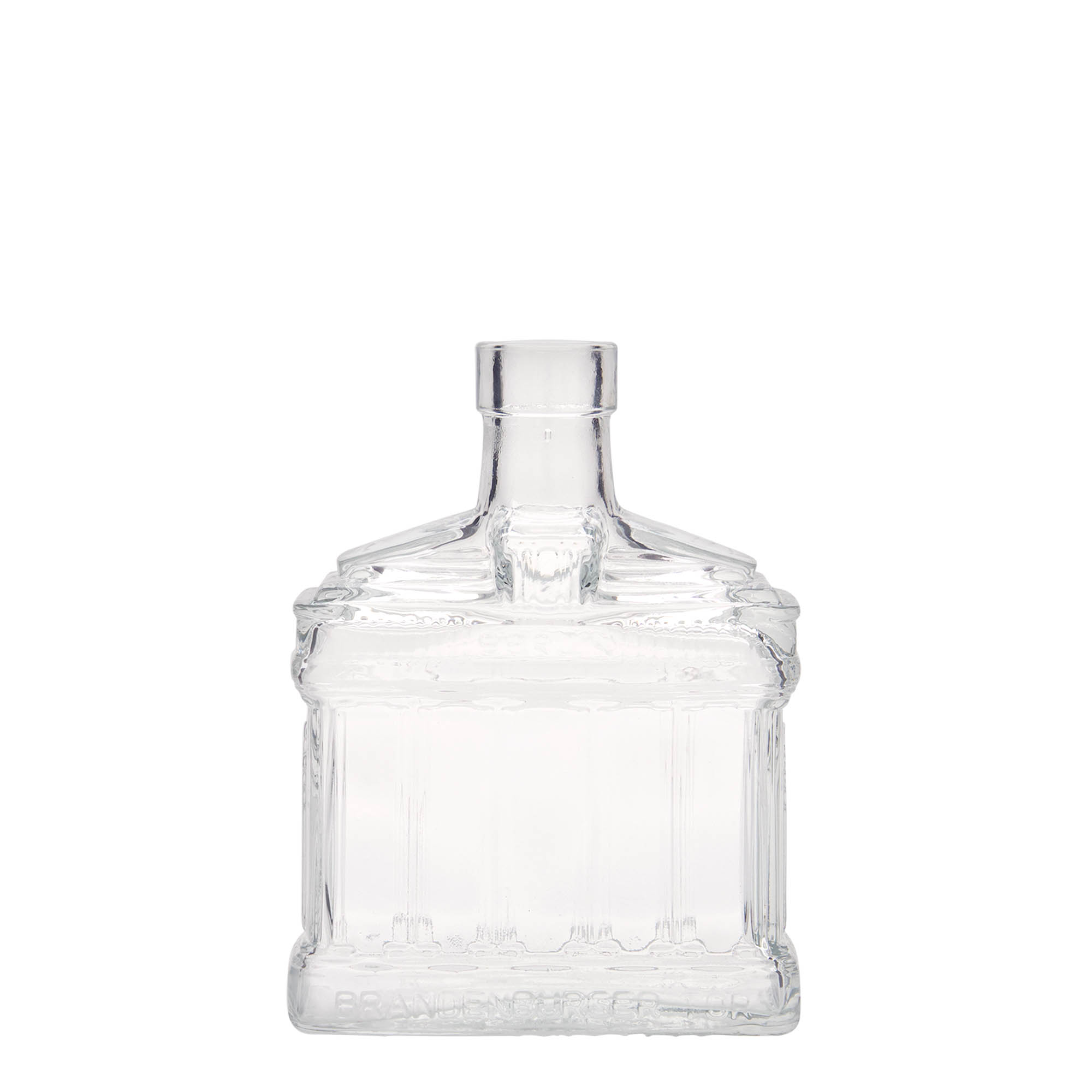 Botella de vidrio de 200 ml 'Puerta de Brandeburgo', boca: corcho Botella de vidrio de 200 ml 'Puerta de Brandeburgo', boca: corcho