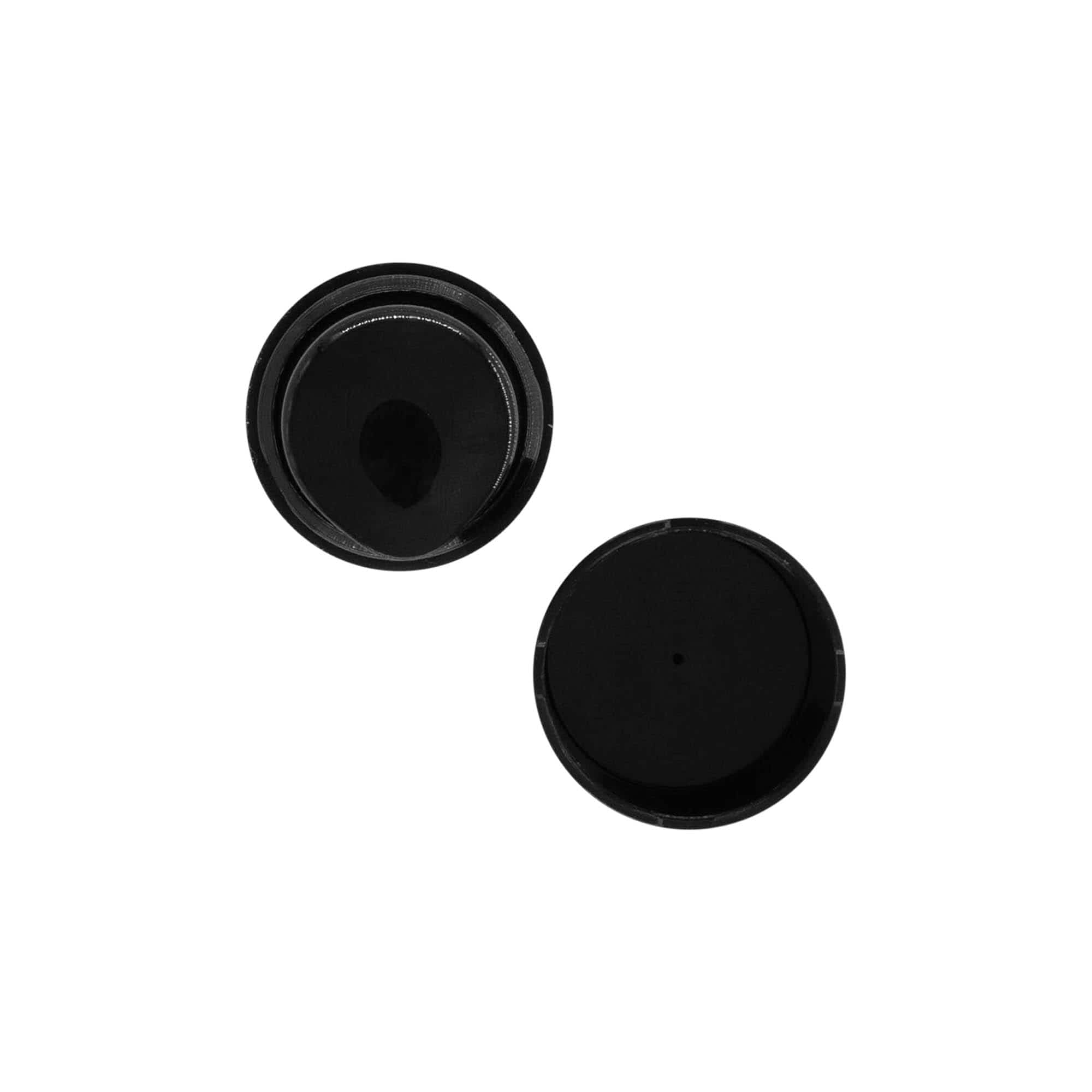 Cabezal de bomba dispensadora airless 'Nano', plástico PP, negro Cabezal de bomba dispensadora airless 'Nano', plástico PP, negro