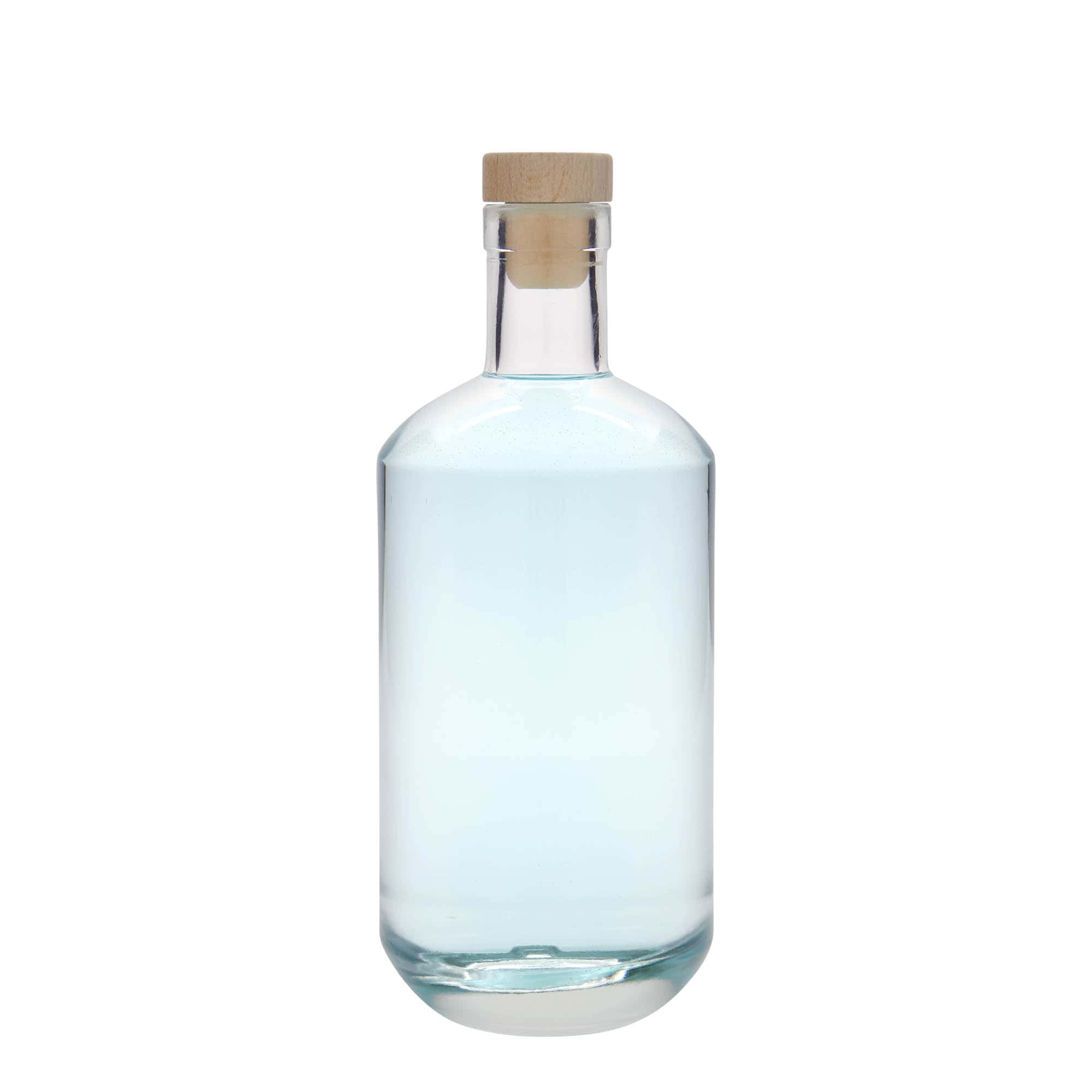 Botella de vidrio 'Viena' de 700 ml, boca: corcho