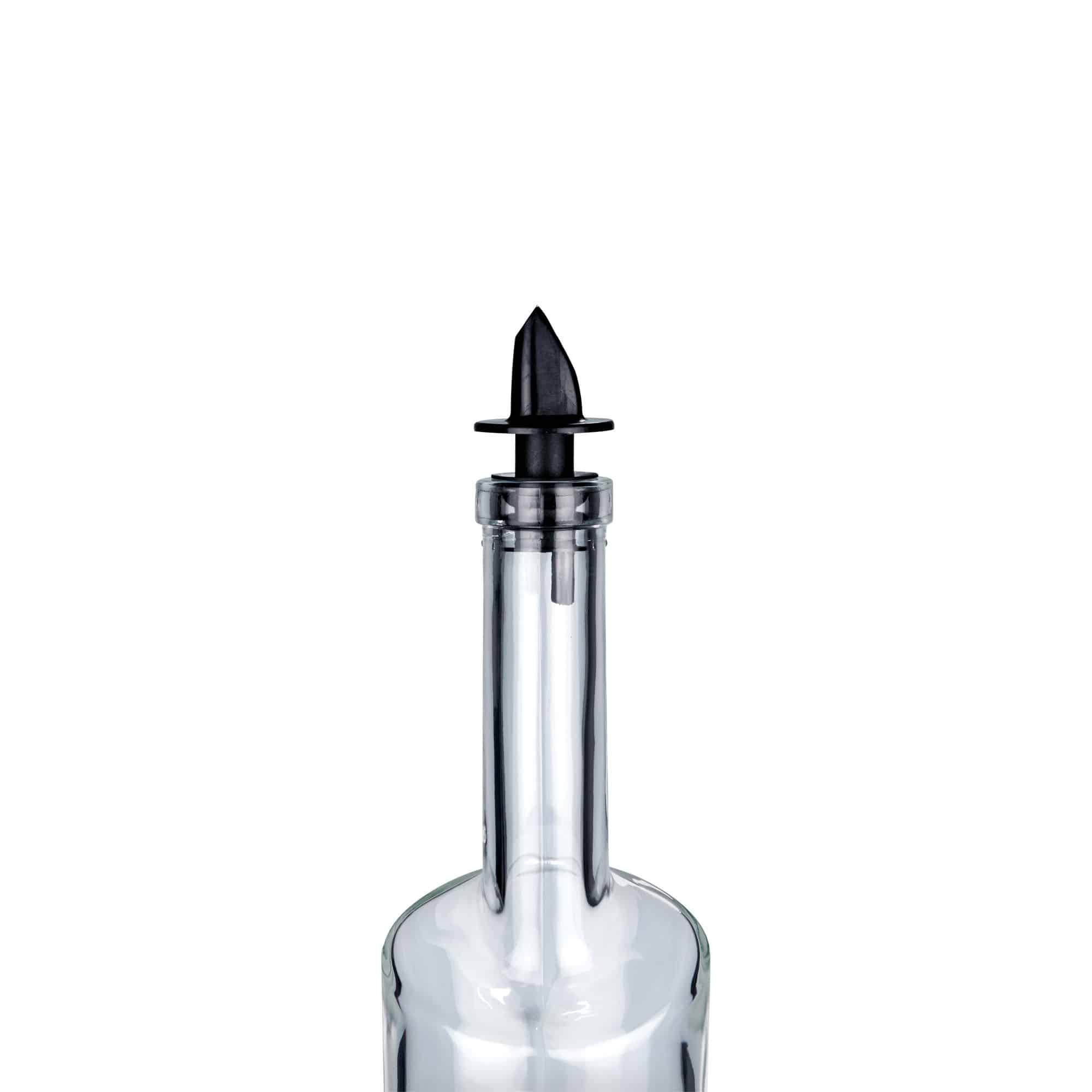 Vertedor Jet Pour, plástico de PE, negro