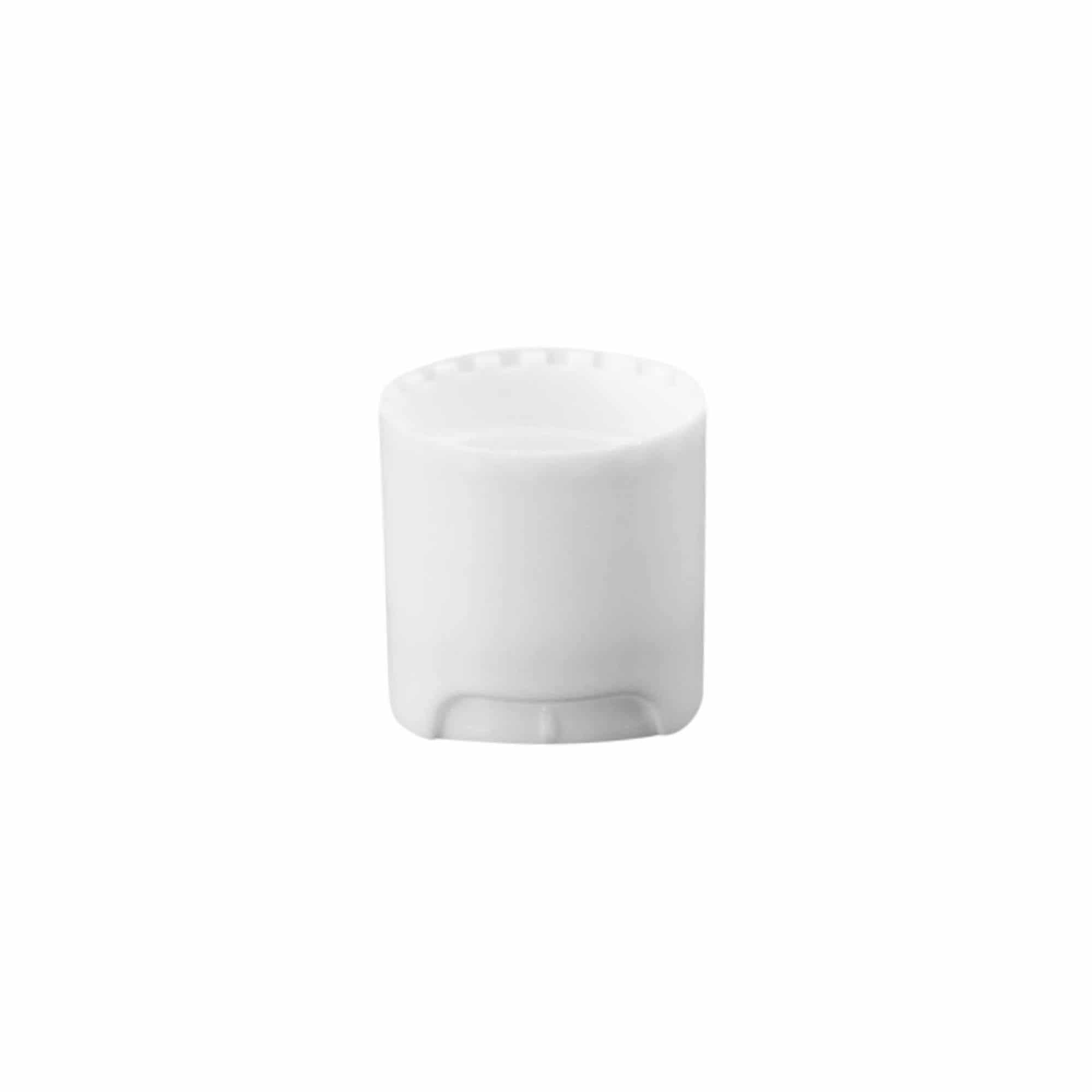 Tapón de rosca 'Disc Top', plástico de PP, blanco, para boca: 24/410
