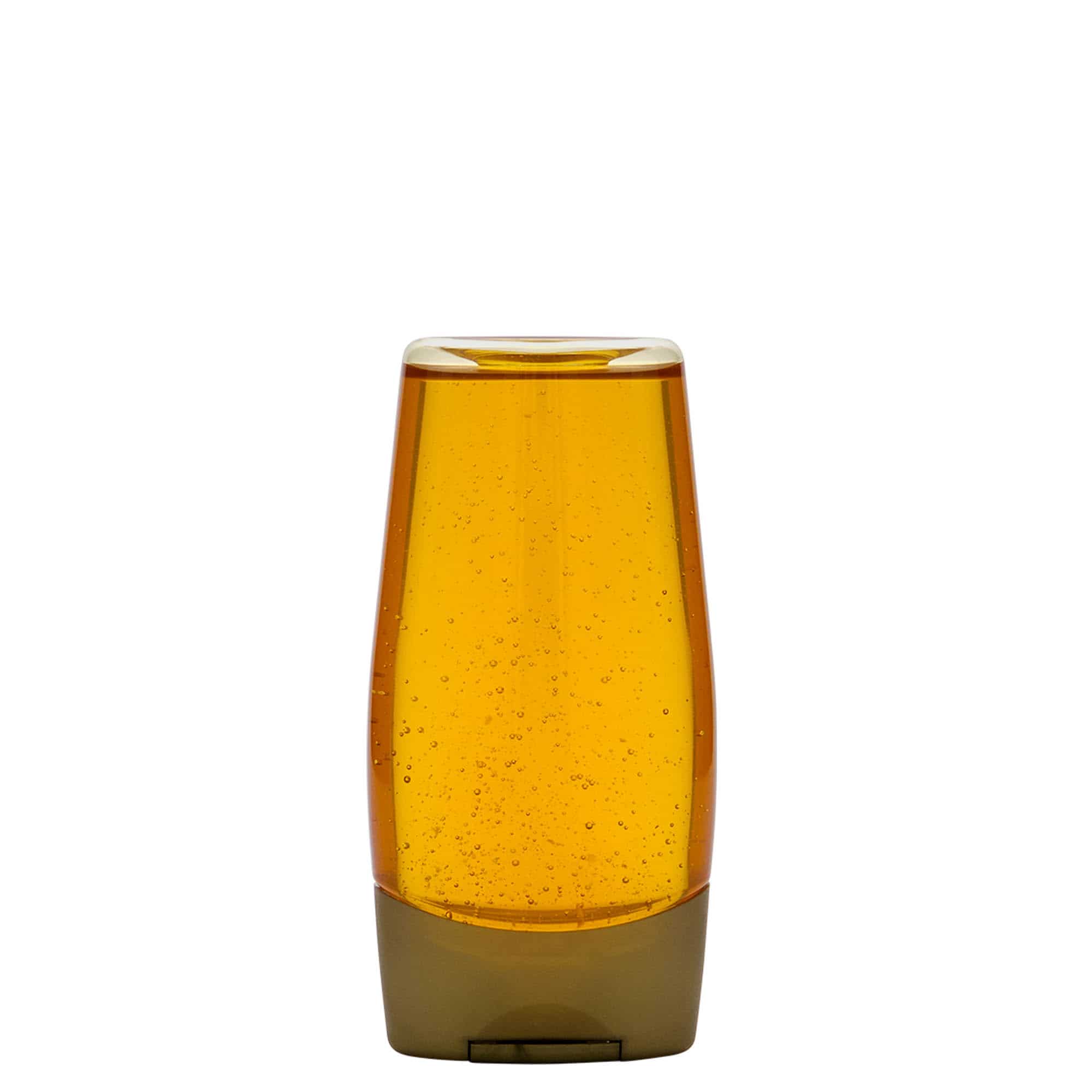 Botella de PET 'Squeeze' de 200 ml, ovalada, plástico