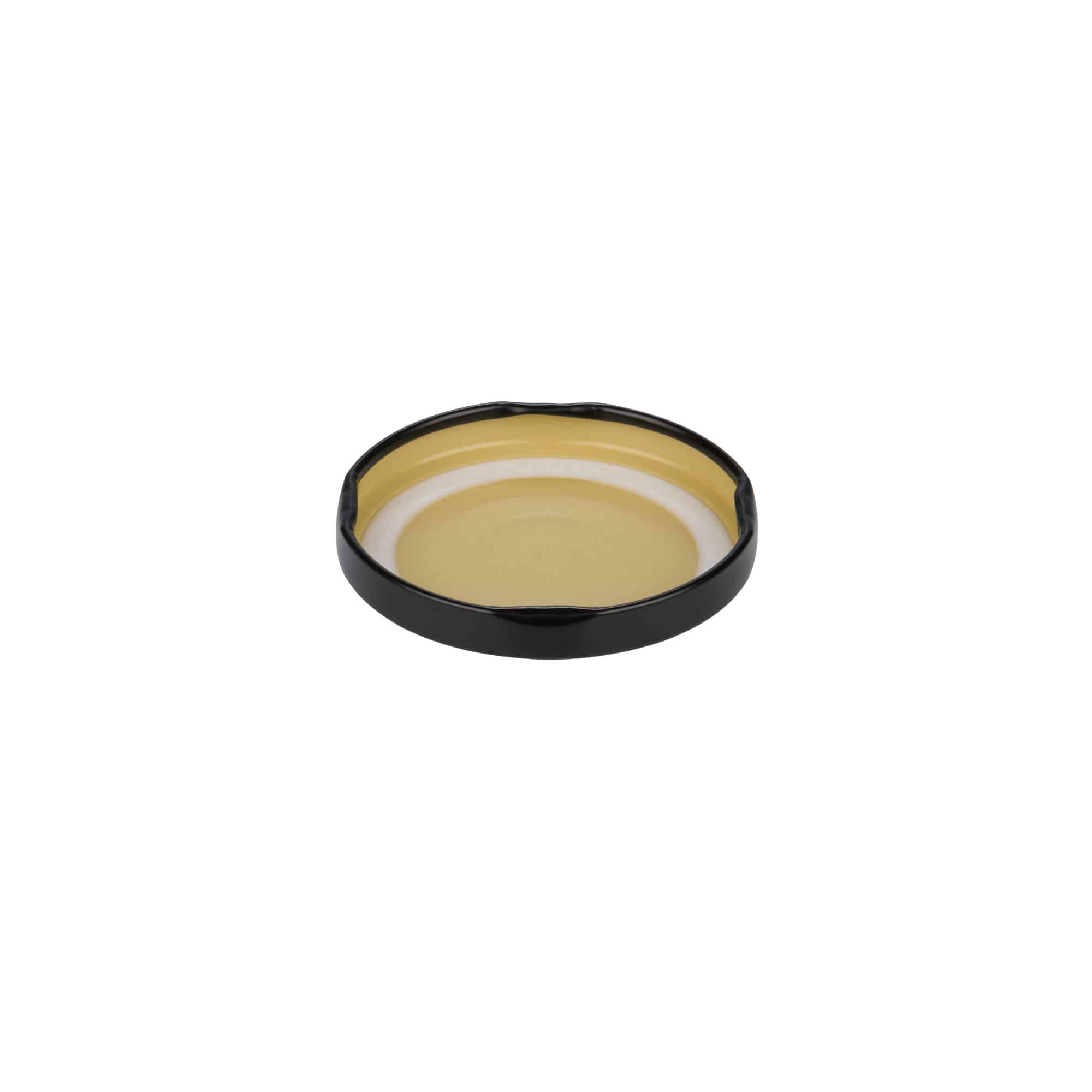 Tapa Twist-Off, hojalata, negro, para boca: TO 58