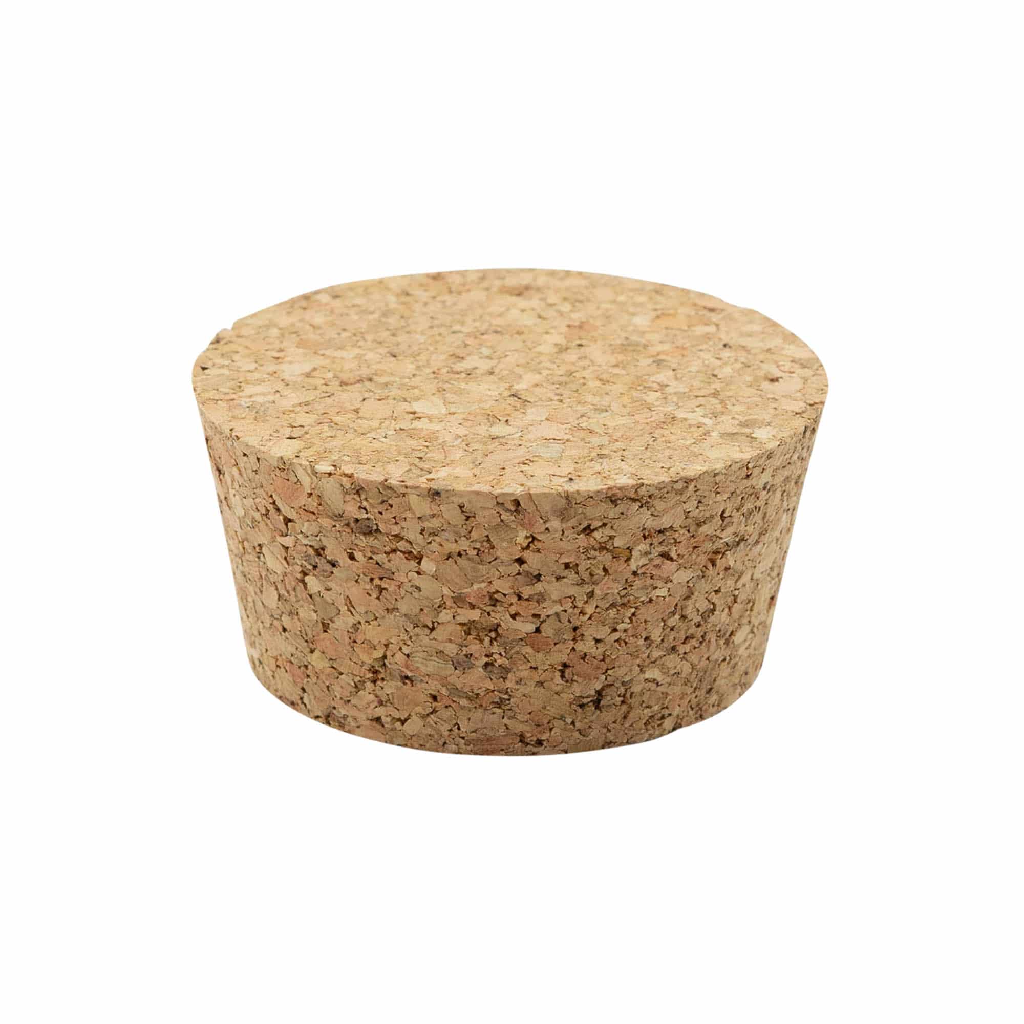 Tapón cónico 48-57 x 27, tapón prensado, beige, para boca: corcho