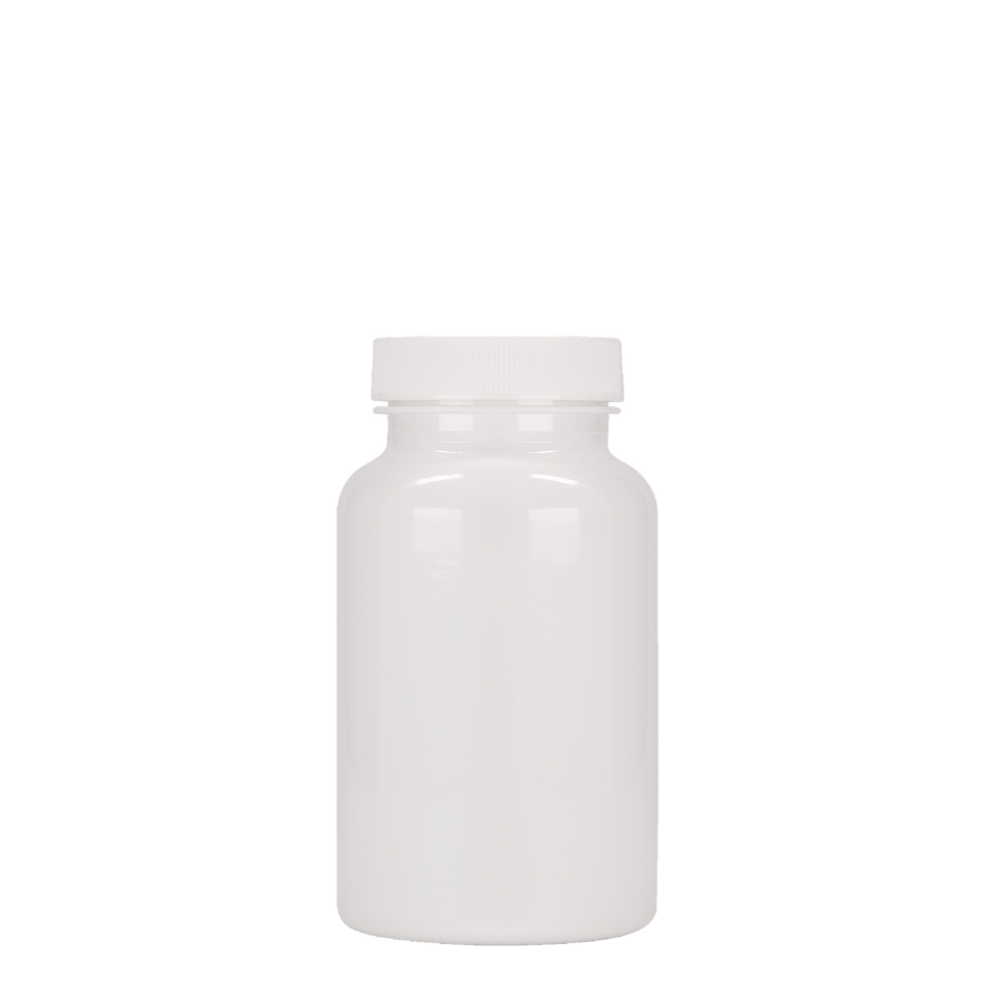 Bote Packer de PET de 200 ml, plástico, blanco, boca: GPI 45/400
